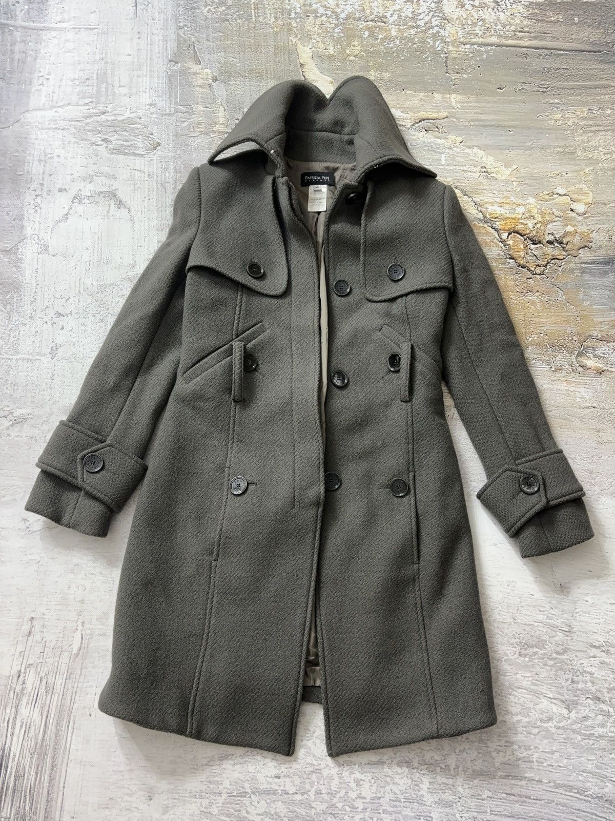 Patrizia Pepe Patrizia Pepe vintage wool cropped midi coat Size S / US 4 / IT 40 - 1 Thumbnail