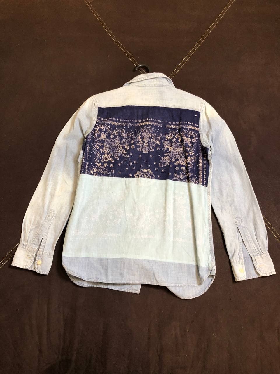 Denim & Supply Ralph Lauren Denim Supply Ralph Lauren Shirt Bandana Back Chambray Size US XS / EU 42 / 0 - 12 Thumbnail