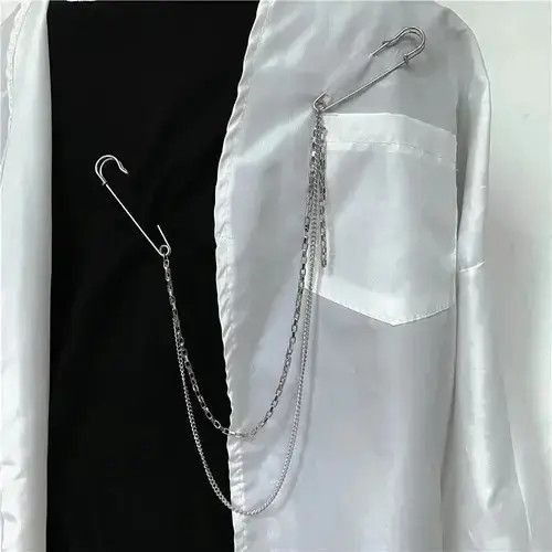 Japanese Brand Double Chain Brooch / Pocket Chain Size ONE SIZE - 4 Thumbnail