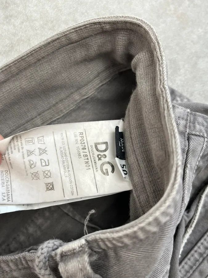 Dolce & Gabbana SS2008 Dolce & Gabbana Grey Multipockets Cargo Pants Size US 32 / EU 48 - 12 Thumbnail
