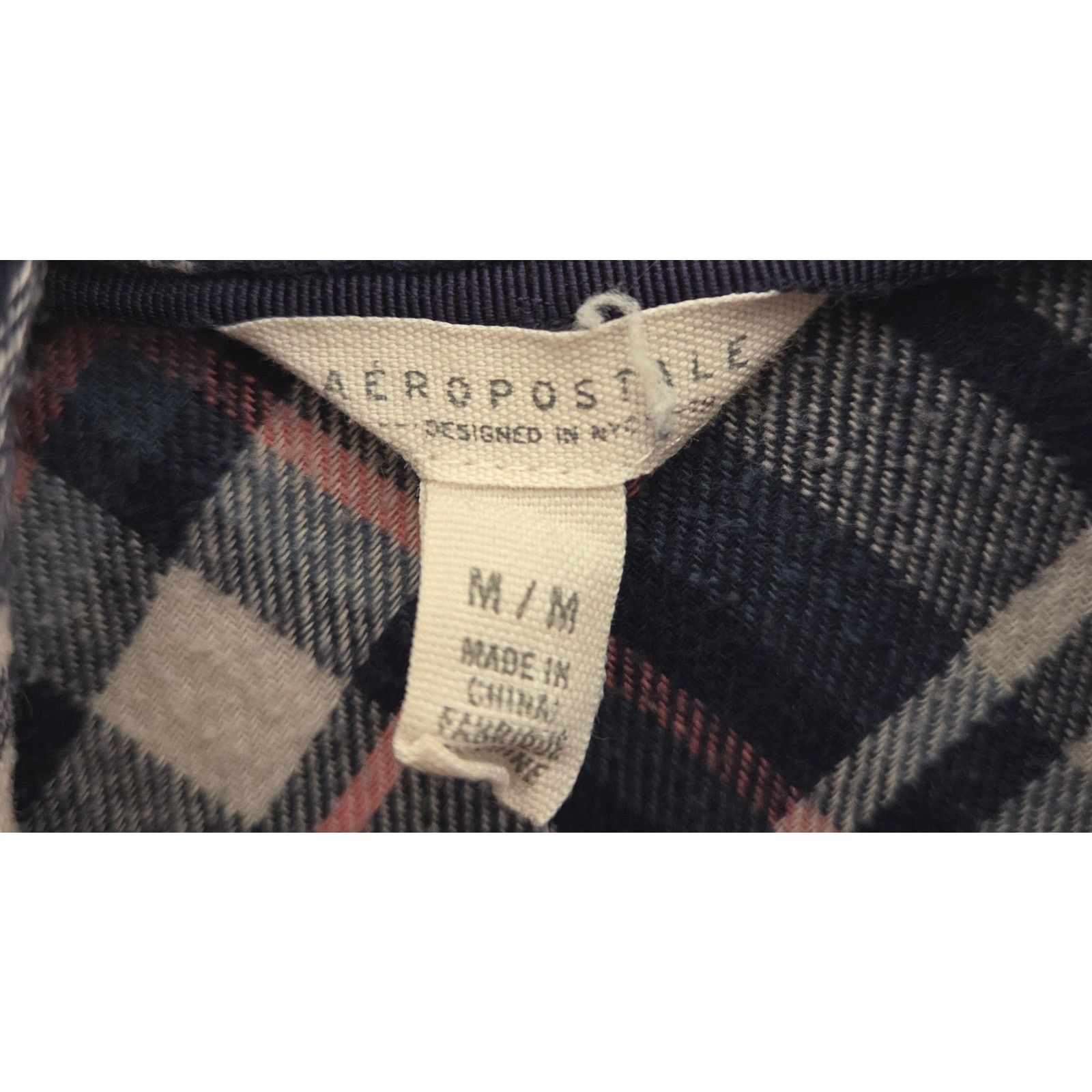 Aeropostale Aeropostale Flannel Shirt - Blue, Pink, and White - Medium Size M / US 6-8 / IT 42-44 - 5 Thumbnail
