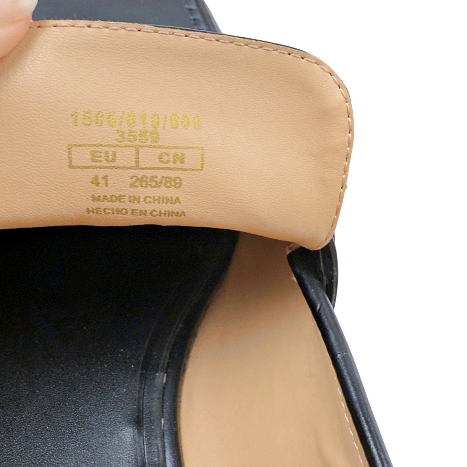 Zara Zara Black Gold Chunk Platform Flat Loafer Shoe Size US 10.5 / IT 40.5 - 7 Thumbnail