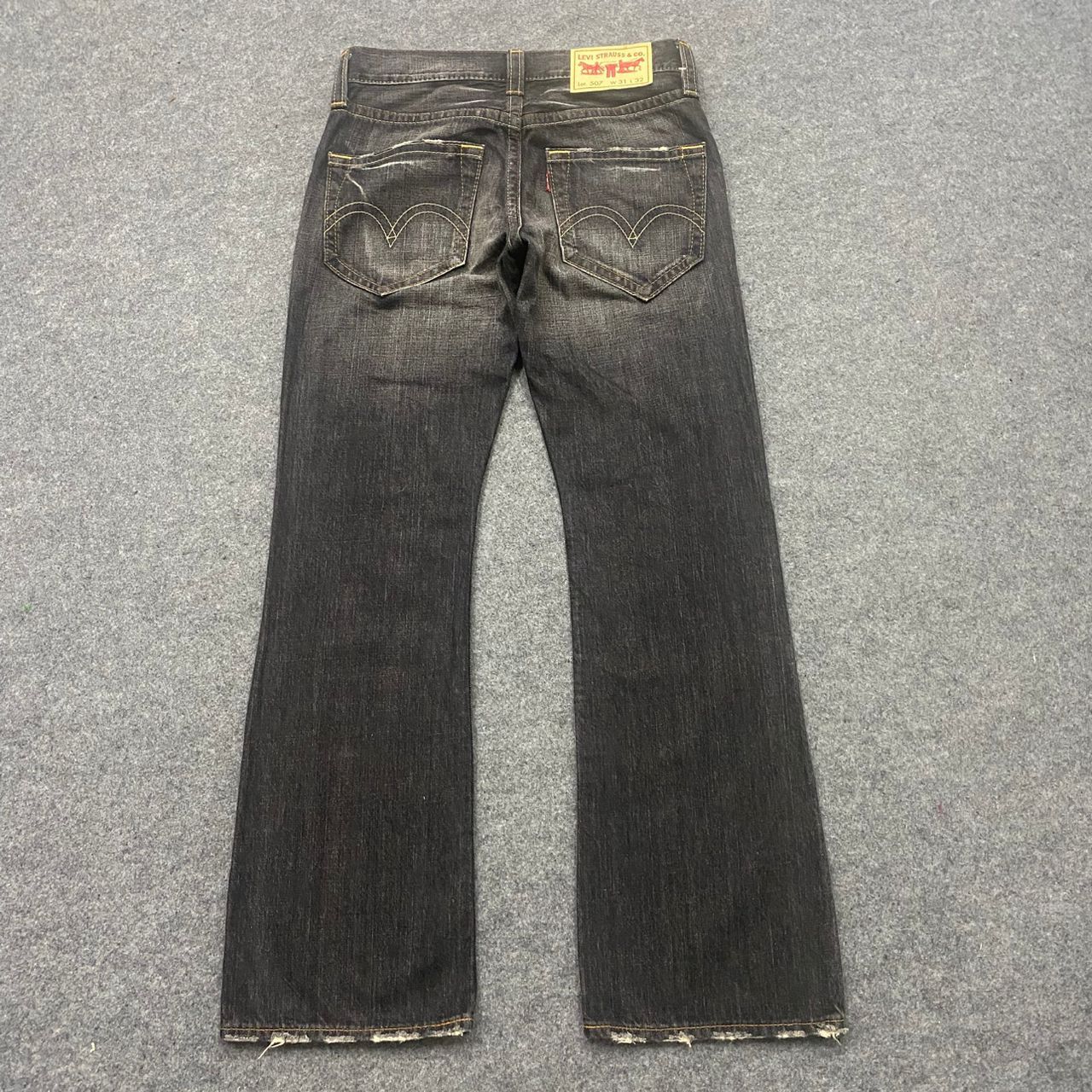 Japanese Brand 💥Flare💥Vintage Levis 507 Flare Denim Size US 32 / EU 48 - 2 Thumbnail