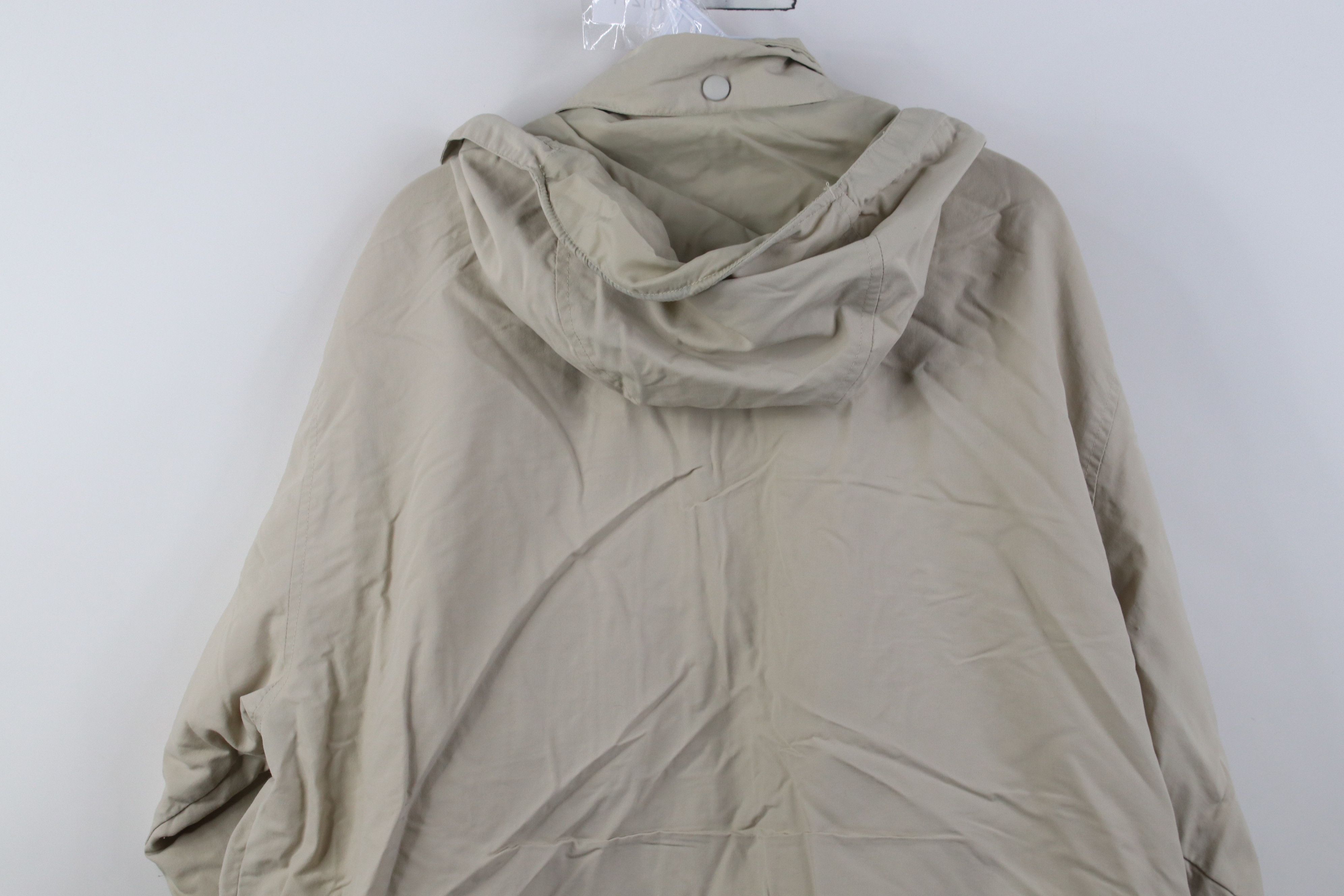 Lands' End Vintage 90s Lands End Full Zip Hooded Windbreaker Jacket Size US XL / EU 56 / 4 - 15 Thumbnail