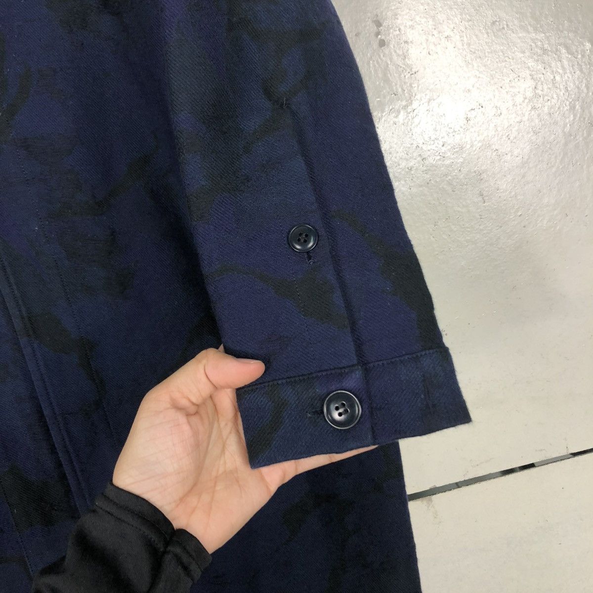 Yohji Yamamoto 🔥VINTAGE Y’S YOHJI YAMAMOTO LONG JACKET DENIM FLORAL Size US M / EU 48-50 / 2 - 20 Thumbnail