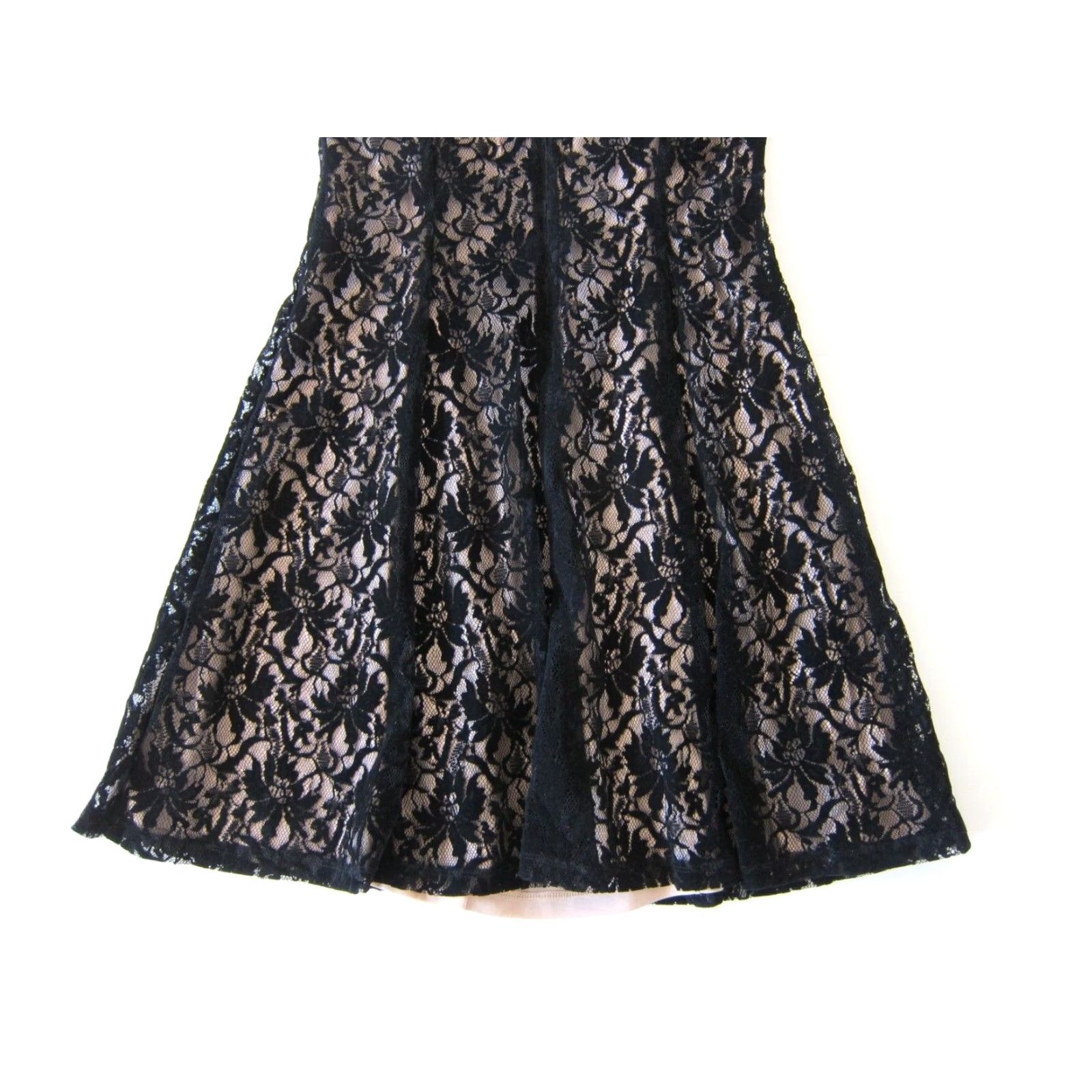 Liz Claiborne Liz Claiborne Black Velvet Floral Sleeveless A-Line Shift Tank Dress 10 Size L / US 10 / IT 46 - 7 Thumbnail