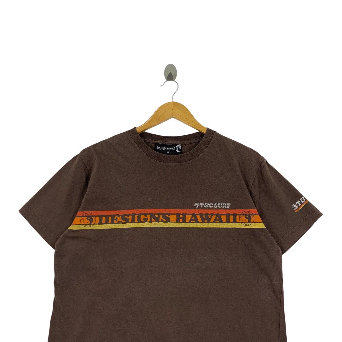 Vintage Vintage T&C TOWN COUNTRY HAWAII Love Sunshine Tee Shirt Size US M / EU 48-50 / 2 - 2 Thumbnail