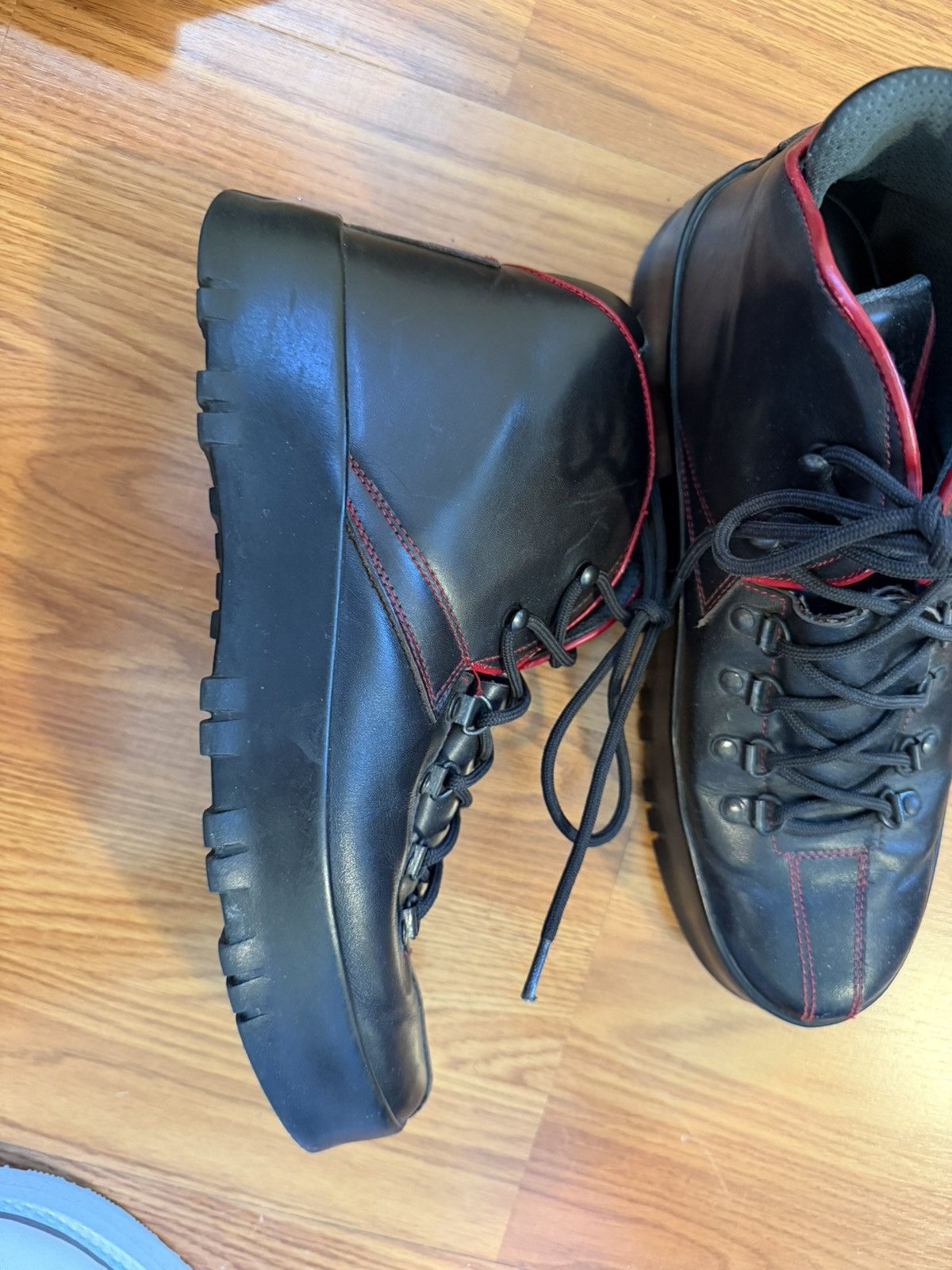 Prada NWB PRADA Women's black leather boots Size US 9 / IT 39 - 2 Thumbnail