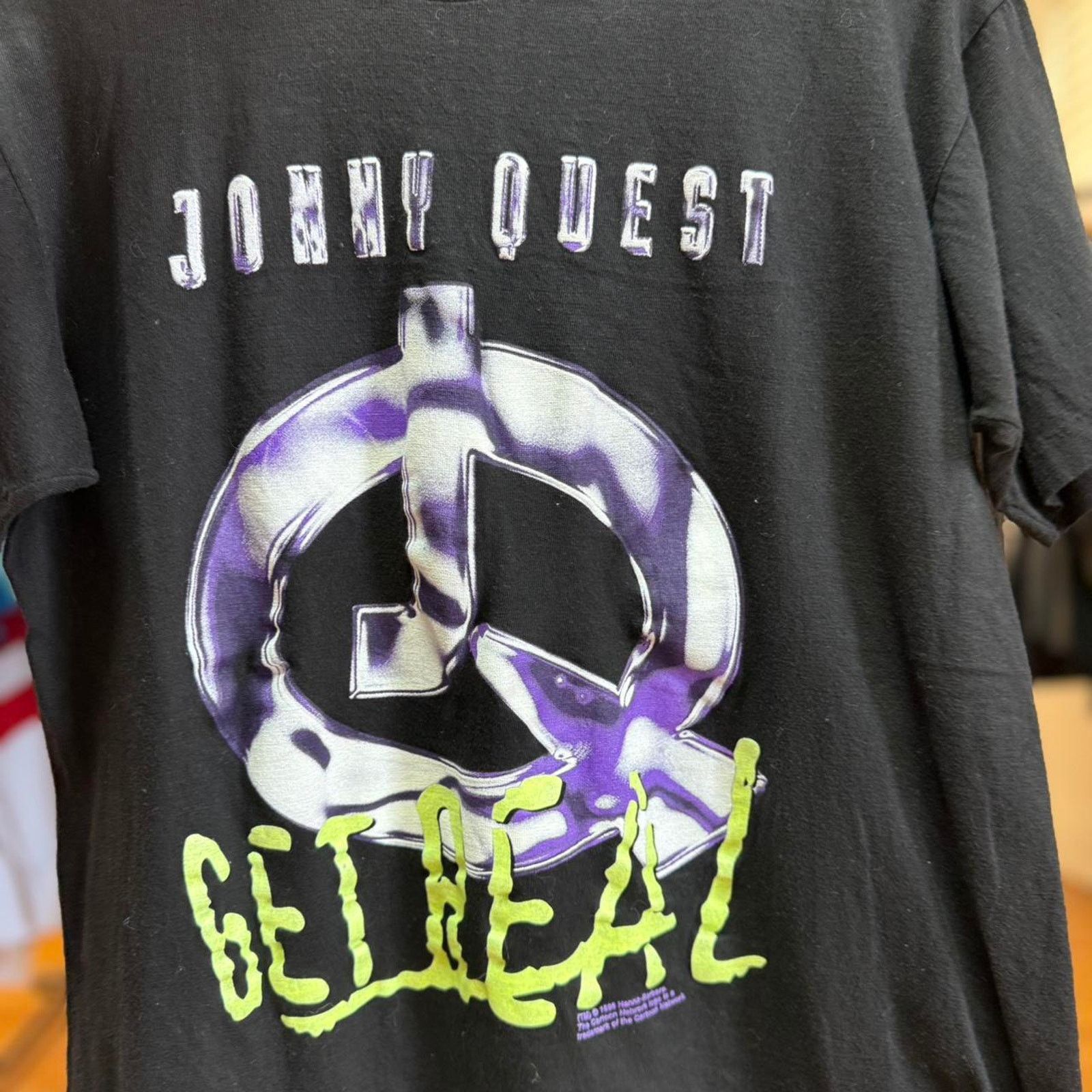 Vintage Vintage 80s Johnny Quest Get Real TV Show Promo T-Shirt Size US L / EU 52-54 / 3 - 3 Thumbnail