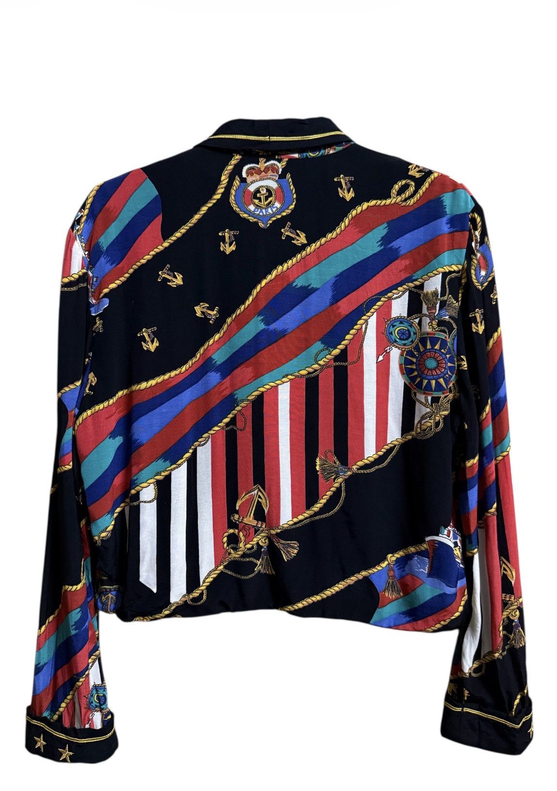 Vintage CAROLE LITTLE Nautical-theme Lightweight Jacket Vintage Size M / US 6-8 / IT 42-44 - 4 Thumbnail