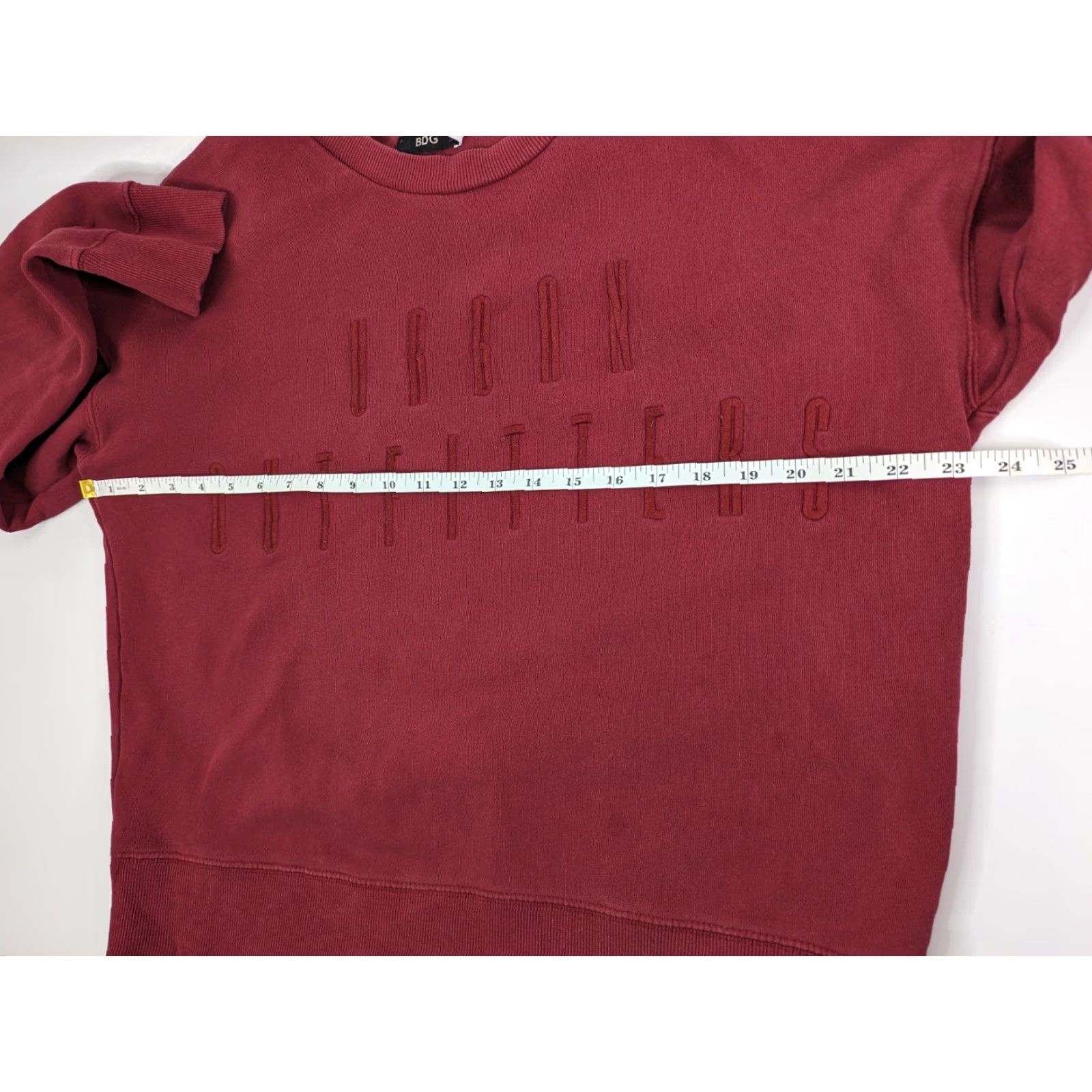 Bdg BDG Urban Outfitters Embroidery Logo Burgundy Sweatshirt Womens Size Small Size S / US 4 / IT 40 - 7 Thumbnail
