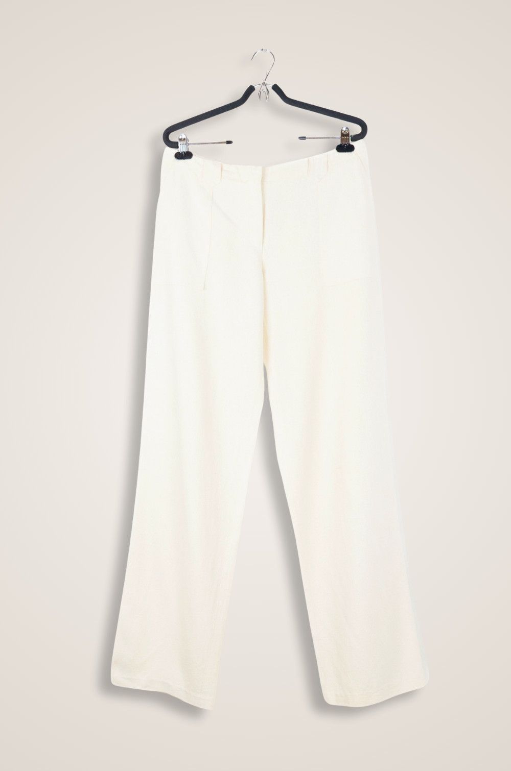 Chloe Chloé Silk-Cotton Wide-Leg Pants – Size 40 (Made in France) Size 27" / US 4 / IT 40 - 1 Thumbnail