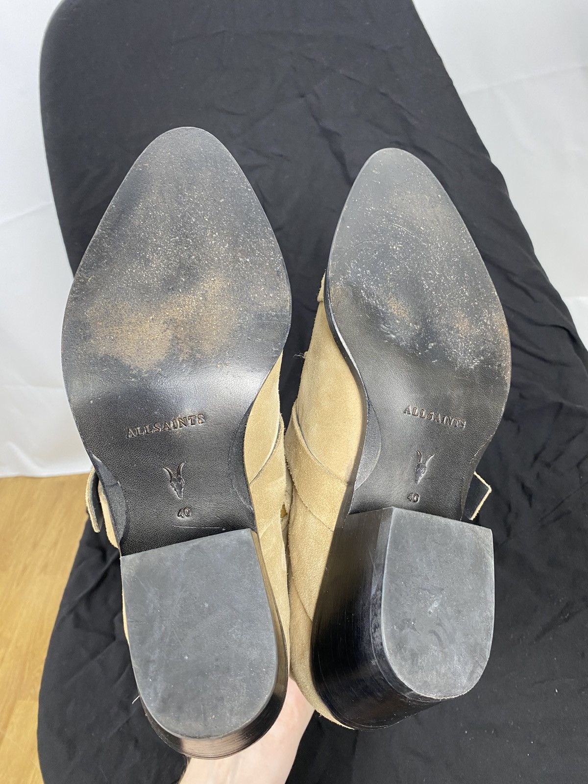 Allsaints All Saints Suede Boots Monk Strap Lace Up size 40 Size US 10 / IT 40 - 7 Thumbnail