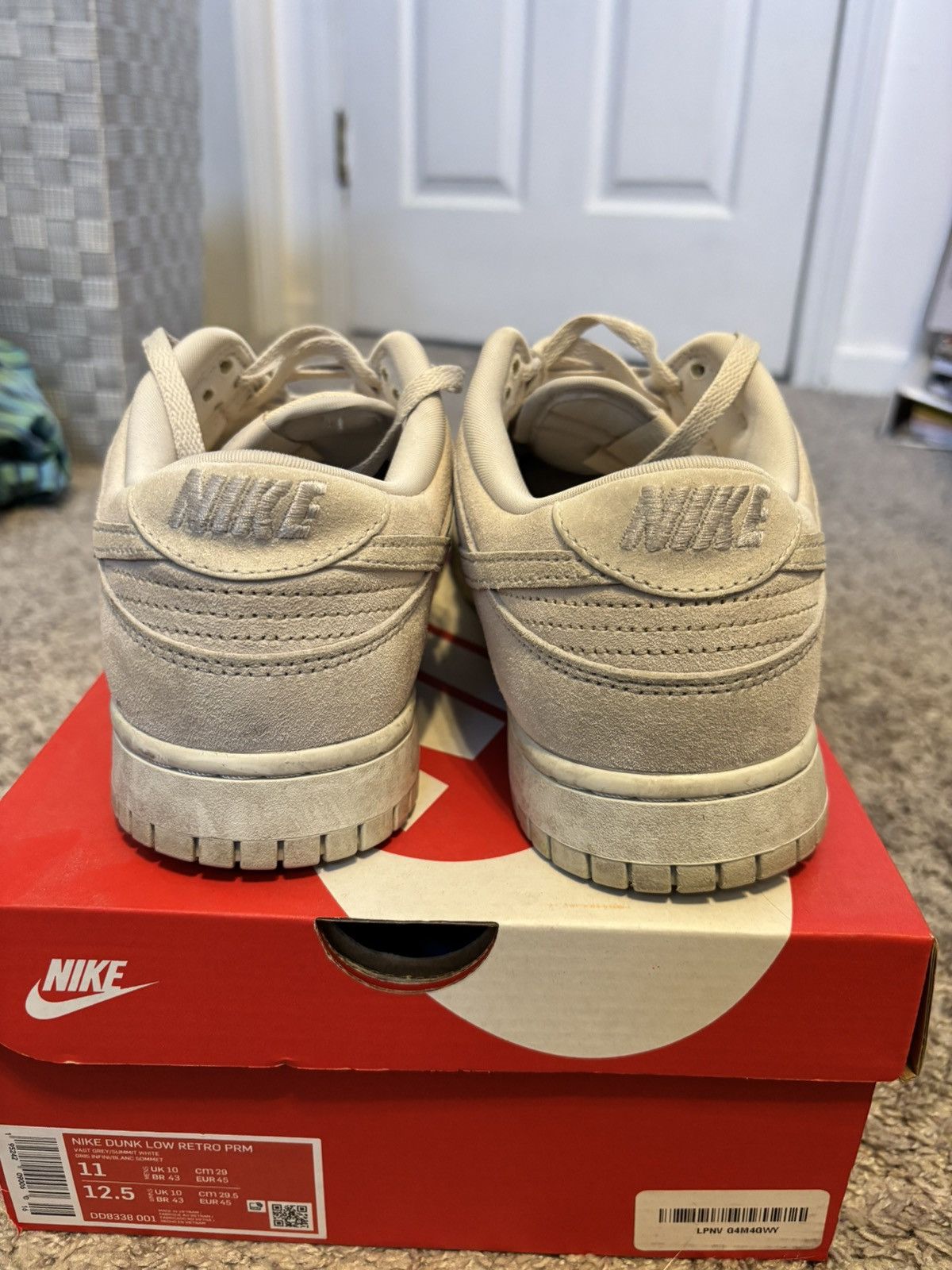 Nike Premium Vast grey Dunks Size 11 men’s Size US 11 / EU 44 - 4 Thumbnail