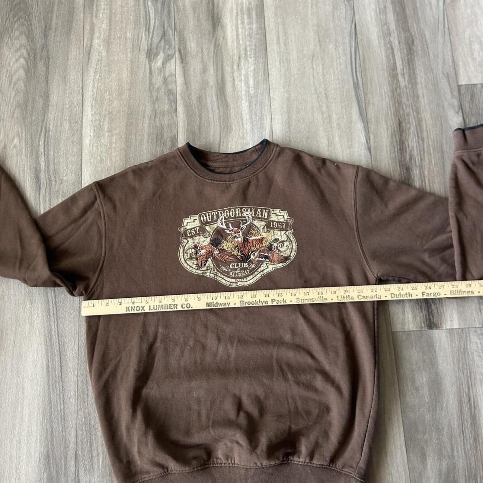 Other Vintage 90’s Brown Nature Deer Crewneck Sweatshirt size M Size US M / EU 48-50 / 2 - 5 Thumbnail