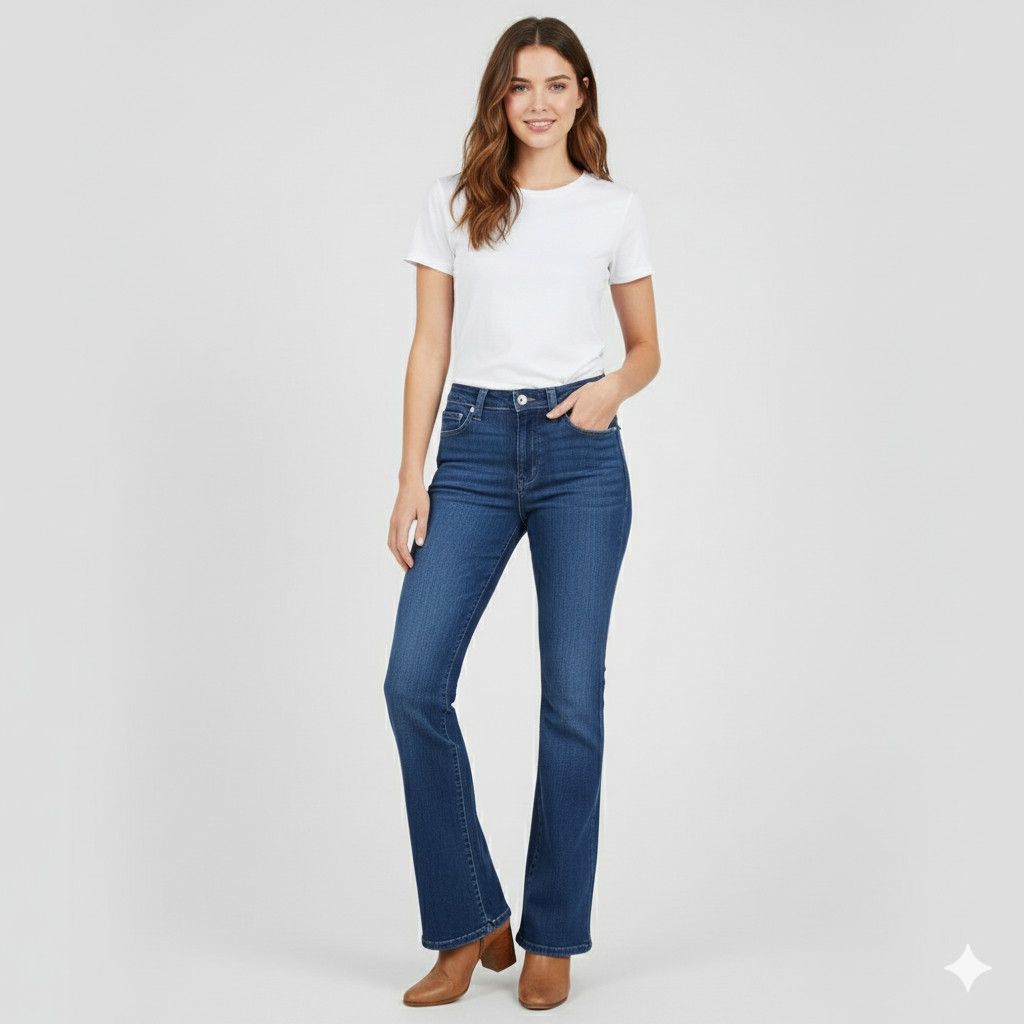 DL1961 DL1961 30/L Tall Jeans Milano Dark Wash Stretch Blue Cotton Size 34" / US 12 / IT 48 - 3 Thumbnail