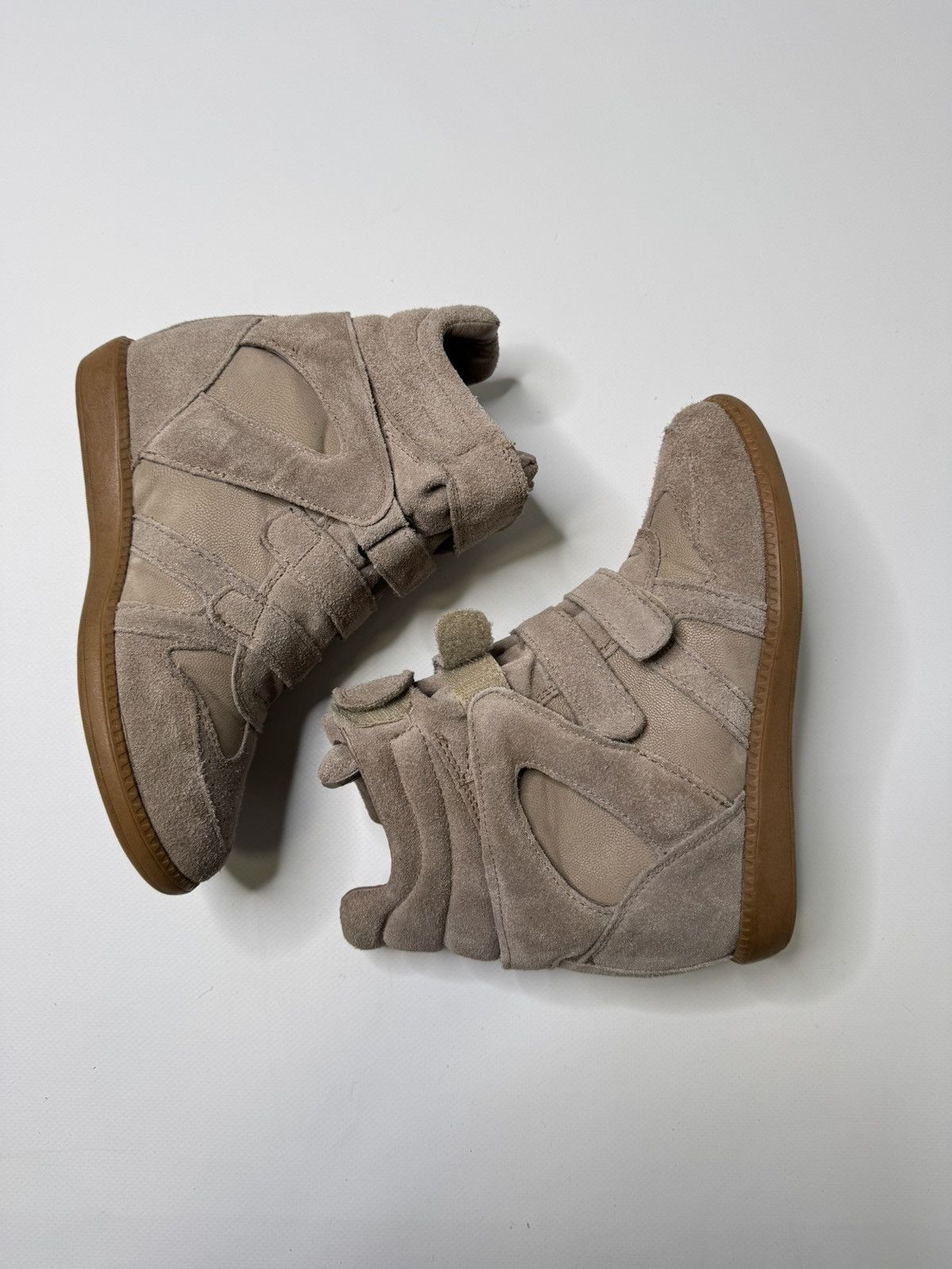 Vintage Vintage archive Suede wedges bekett vibe avant garde archive Size US 5 / IT 35 - 6 Thumbnail