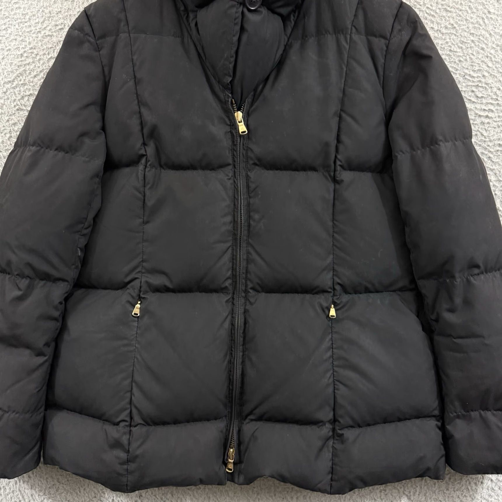 Ralph Lauren Lauren Ralph Lauren Jacket Womens Petite Medium Black Zip Down Quilted Capsule Size M / US 6-8 / IT 42-44 - 2 Thumbnail