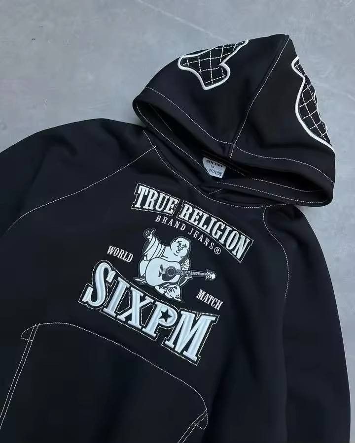 Japanese Brand × Vintage retro hooded sweatshirt Size US XXL / EU 58 / 5 - 2 Thumbnail
