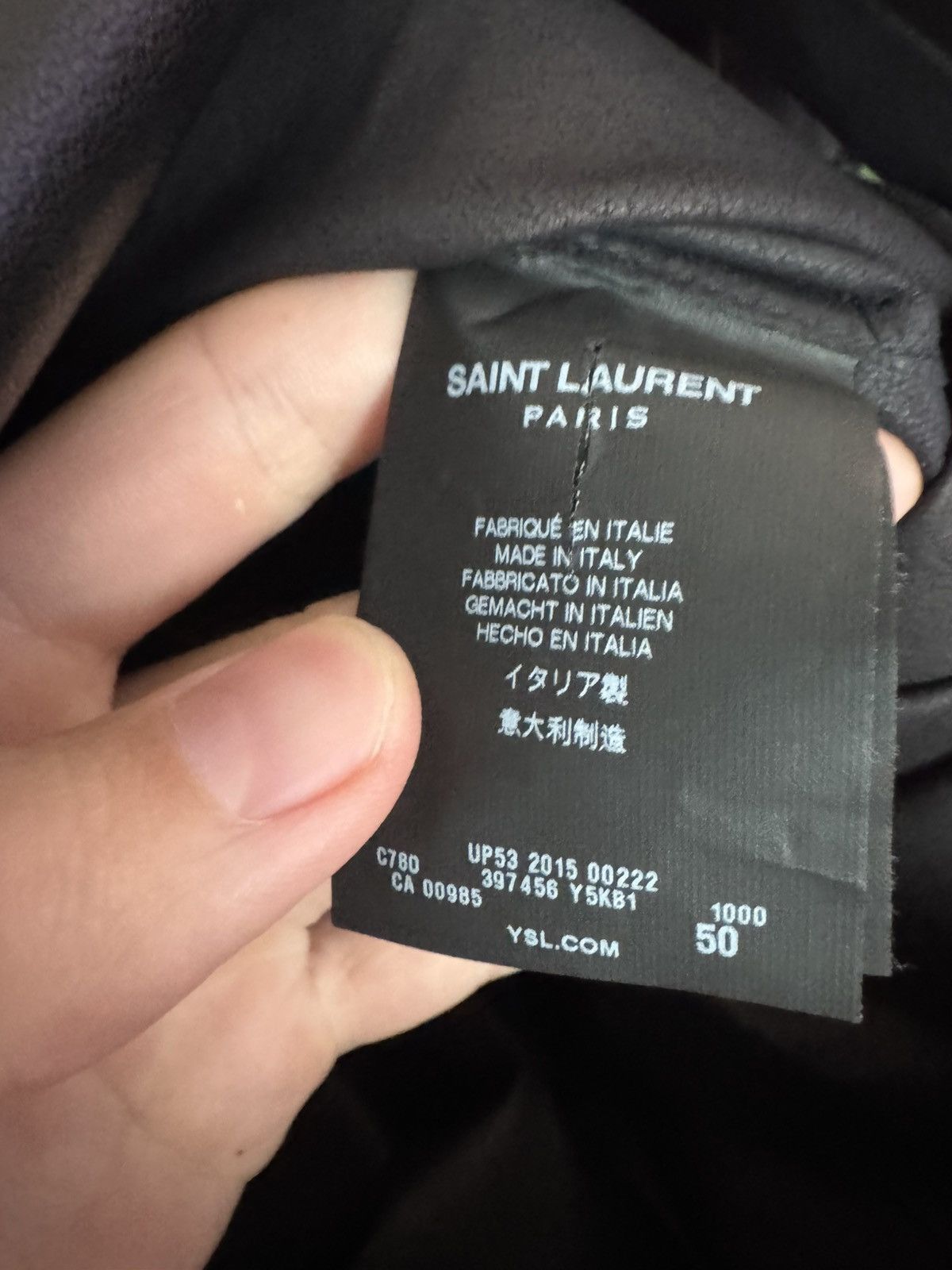 Saint Laurent Paris Fw13 Hedi Leather Shirt Size US M / EU 48-50 / 2 - 3 Thumbnail