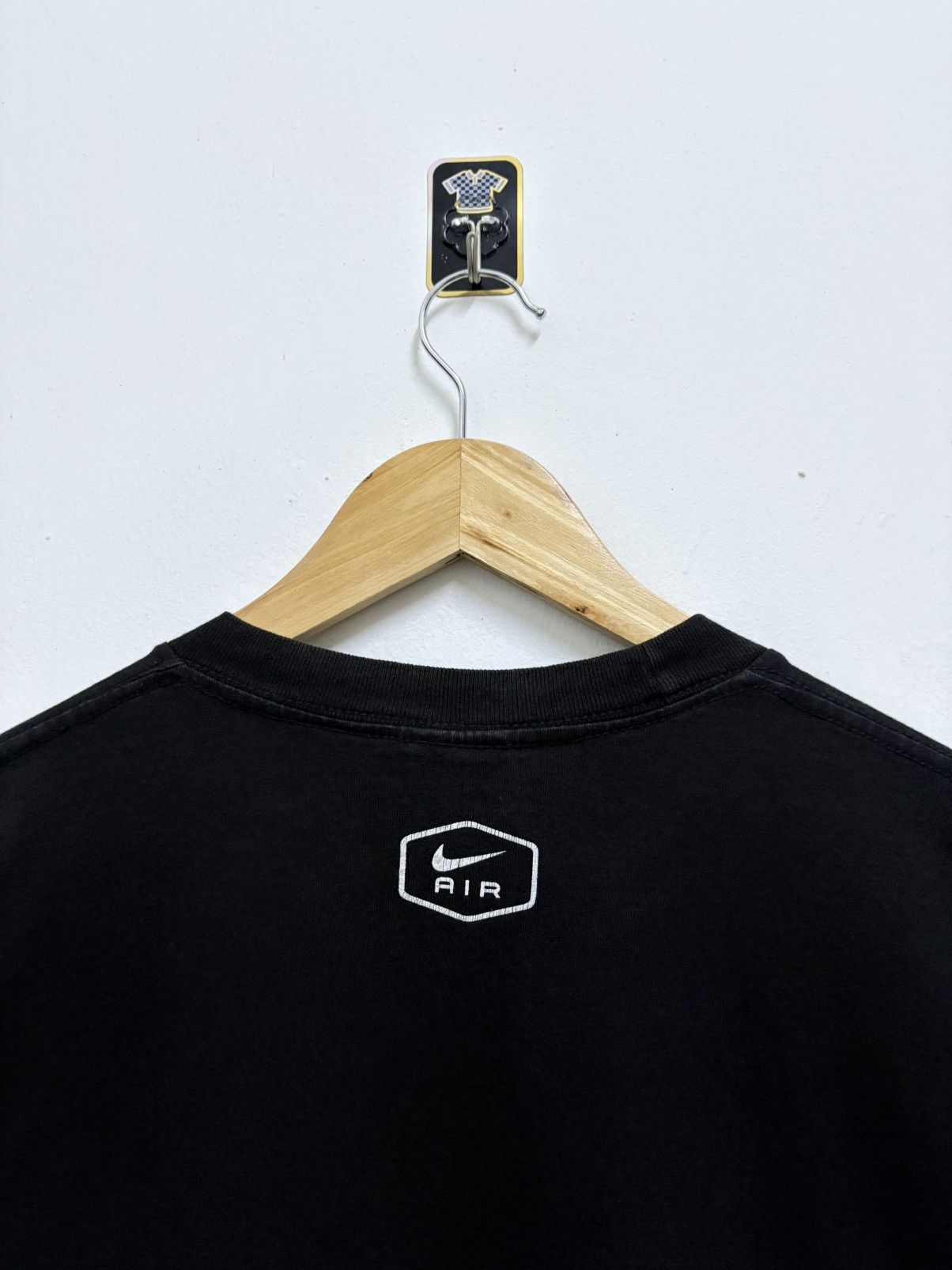 Nike Vintage 90's Nike Air Max - Flow Black T-Shirt Size US L / EU 52-54 / 3 - 4 Thumbnail