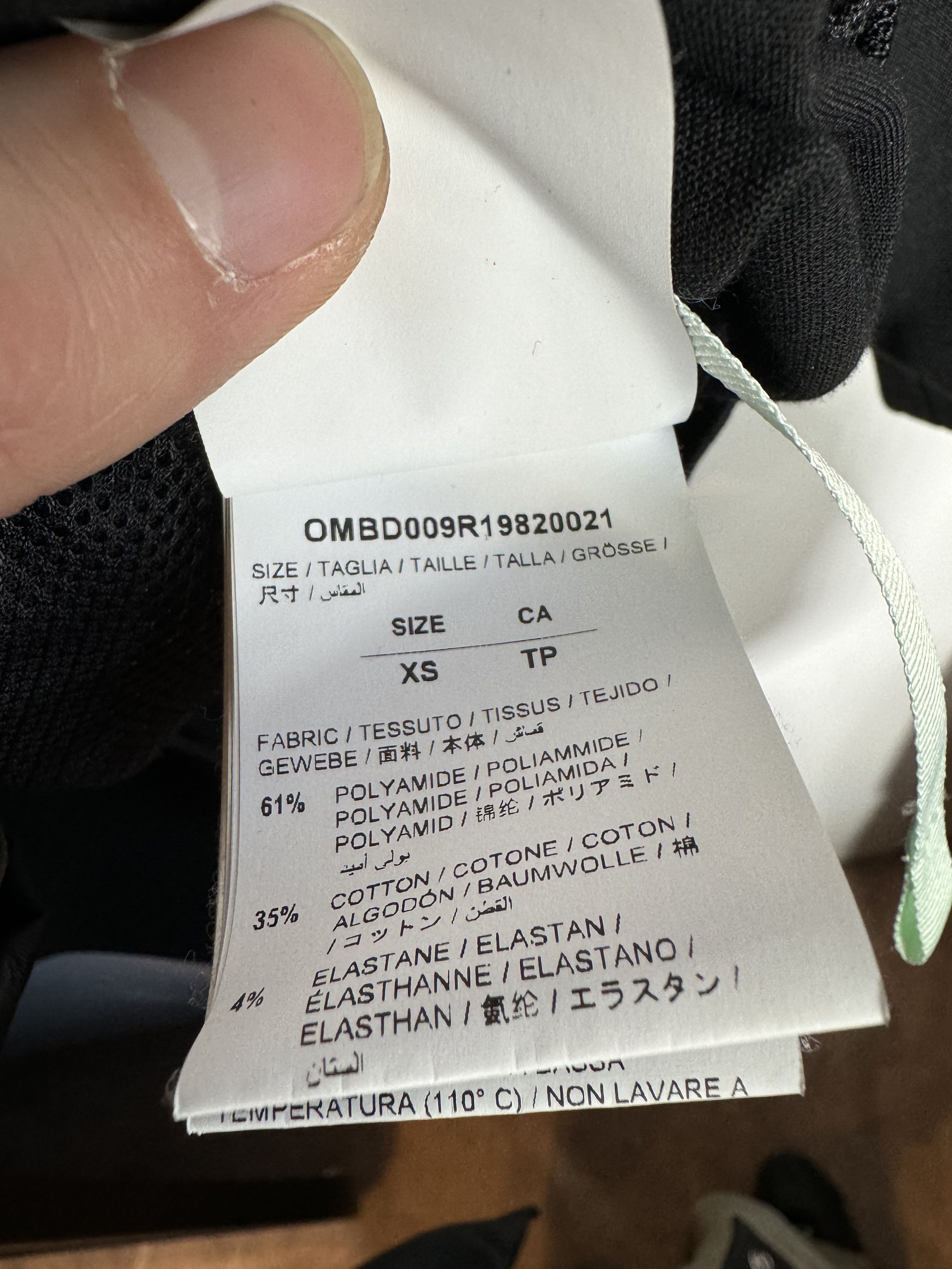 Off-White Off-White Neon Logo Sweat Track Jacket Size XS Size US XS / EU 42 / 0 - 8 Thumbnail
