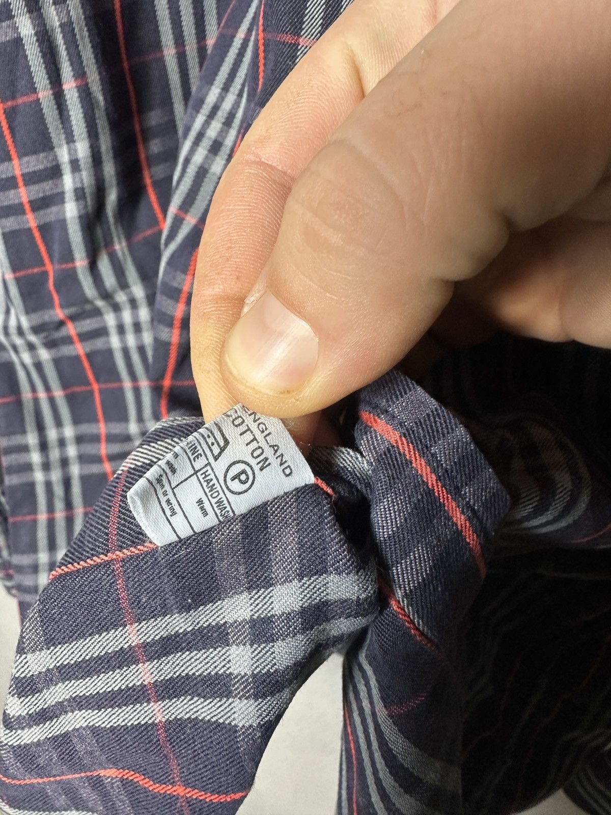 Burberry × Vintage Burberrys Vintage Nova Check Blue Shirt Size US M / EU 48-50 / 2 - 5 Thumbnail