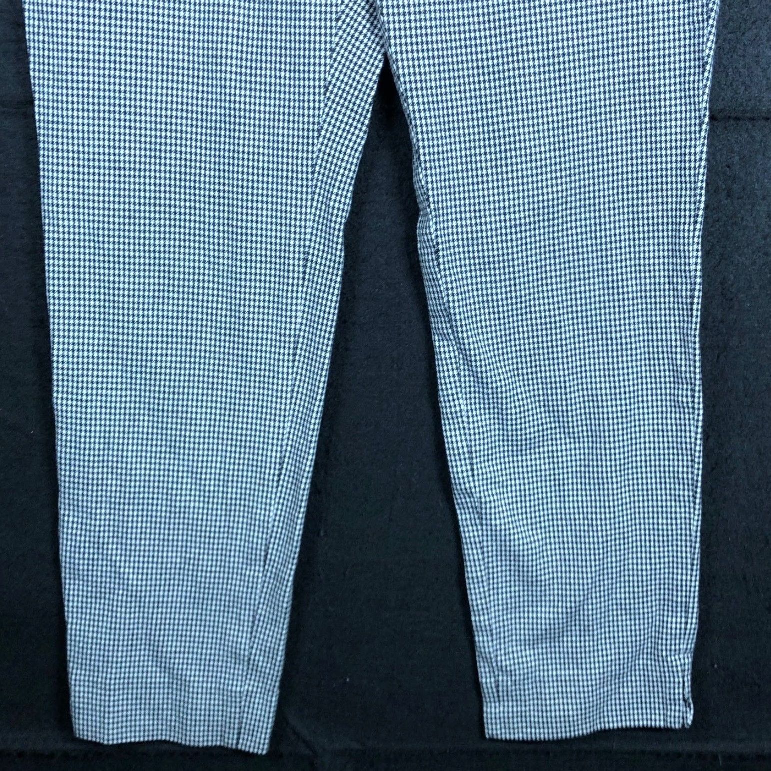 Banana Republic Banana Republic Women Pants Black White Houndstooth Mid Rise Sloan Fit Stretch 6 Dress Pants Workwear Casual Formal Business Career Size 28" / US 6 / IT 42 - 3 Thumbnail
