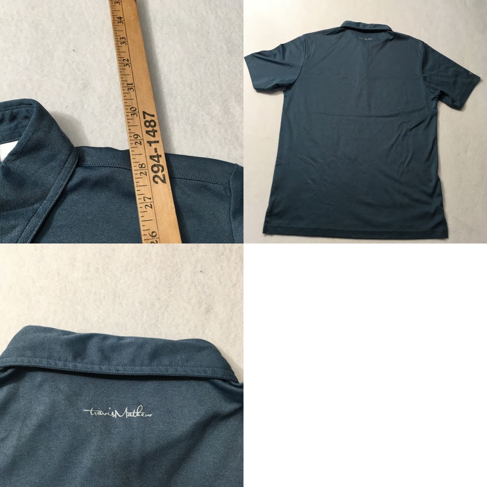 TravisMathew Travis Matthew Mens Size LARGE Blue Short Sleeve Shirt Size US L / EU 52-54 / 3 - 8 Thumbnail
