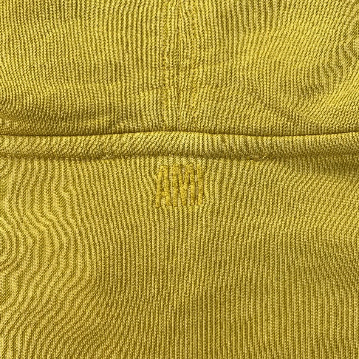 AMI 🇵🇹Ami Alexandre Mattiussi Small Heart De Coeur Yellow Hoodie Size US S / EU 44-46 / 1 - 13 Thumbnail