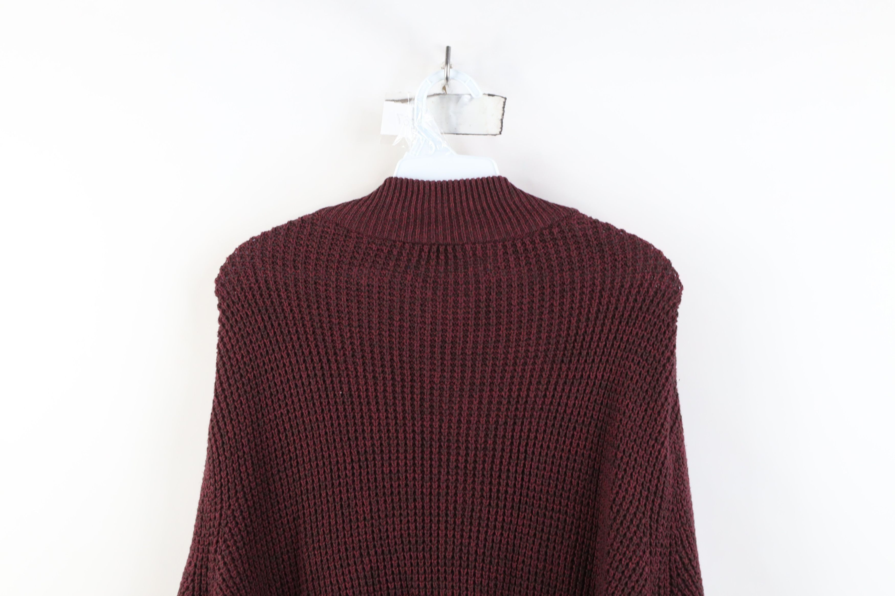 Vintage Vintage 90s Streetwear Thermal Ribbed Knit Henley Sweater Size US XL / EU 56 / 4 - 10 Thumbnail