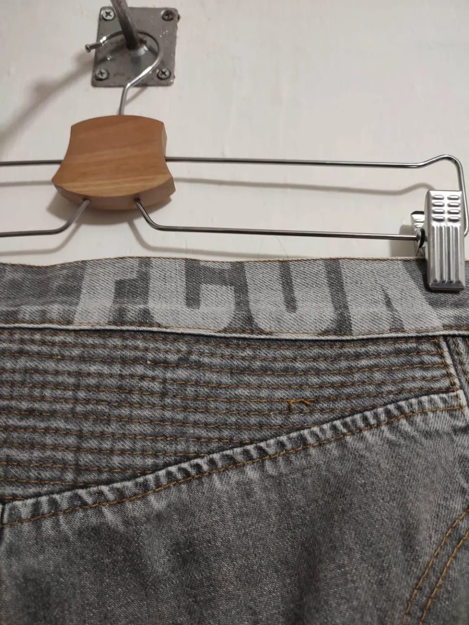 FCUK FCUK Biker Motorcycle Design Jeans Size US 29 - 17 Thumbnail
