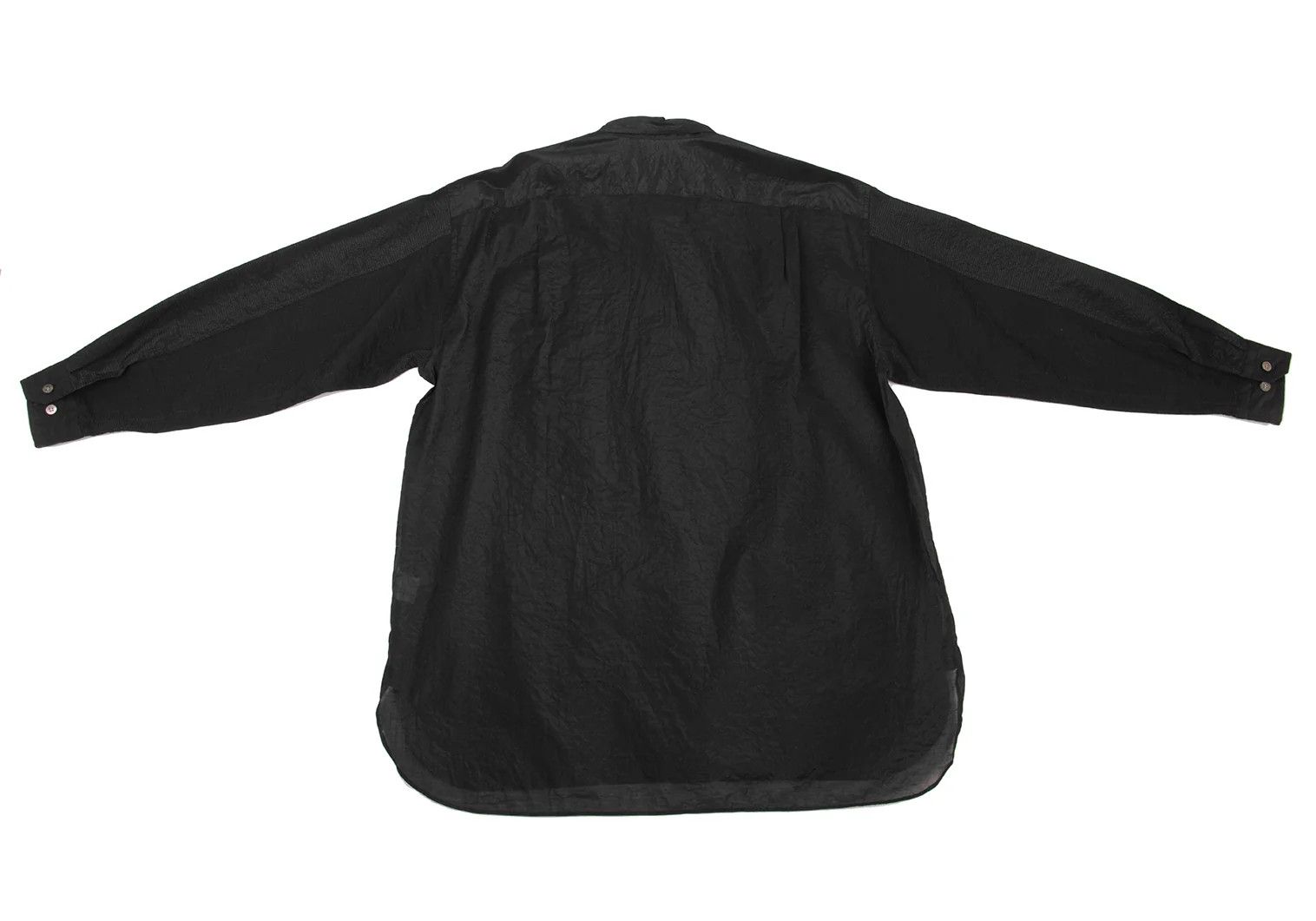 Issey Miyake Cotton Nylon Stitch Design Shirt in Black, Size L Size US L / EU 52-54 / 3 - 13 Thumbnail