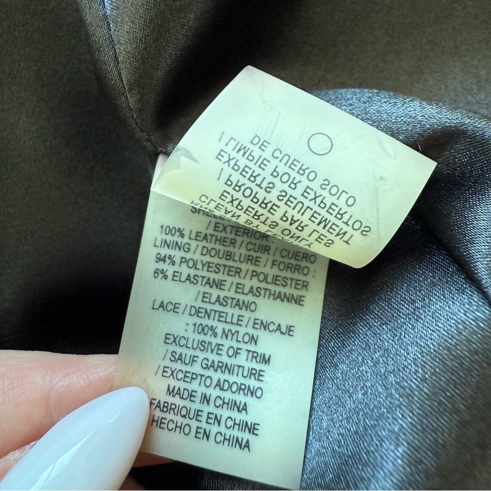 Elie Tahari Elie Tahari women leather skirt size 8 US Size 30" / US 8 / IT 44 - 3 Thumbnail