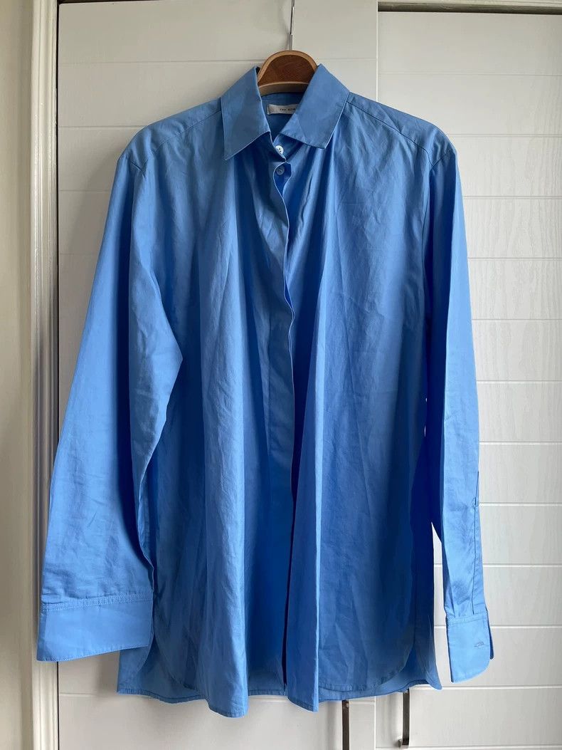 The Row The Row Blue Shirt XS - dmc Size US XS / EU 42 / 0 - 1 Thumbnail