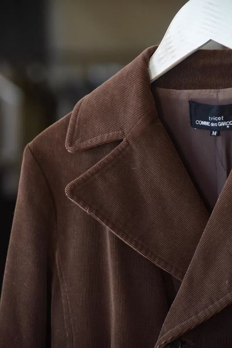 Comme des Garcons Comme Des Garcons Brown Corduroy Double-breasted Coat Size M / US 6-8 / IT 42-44 - 5 Thumbnail
