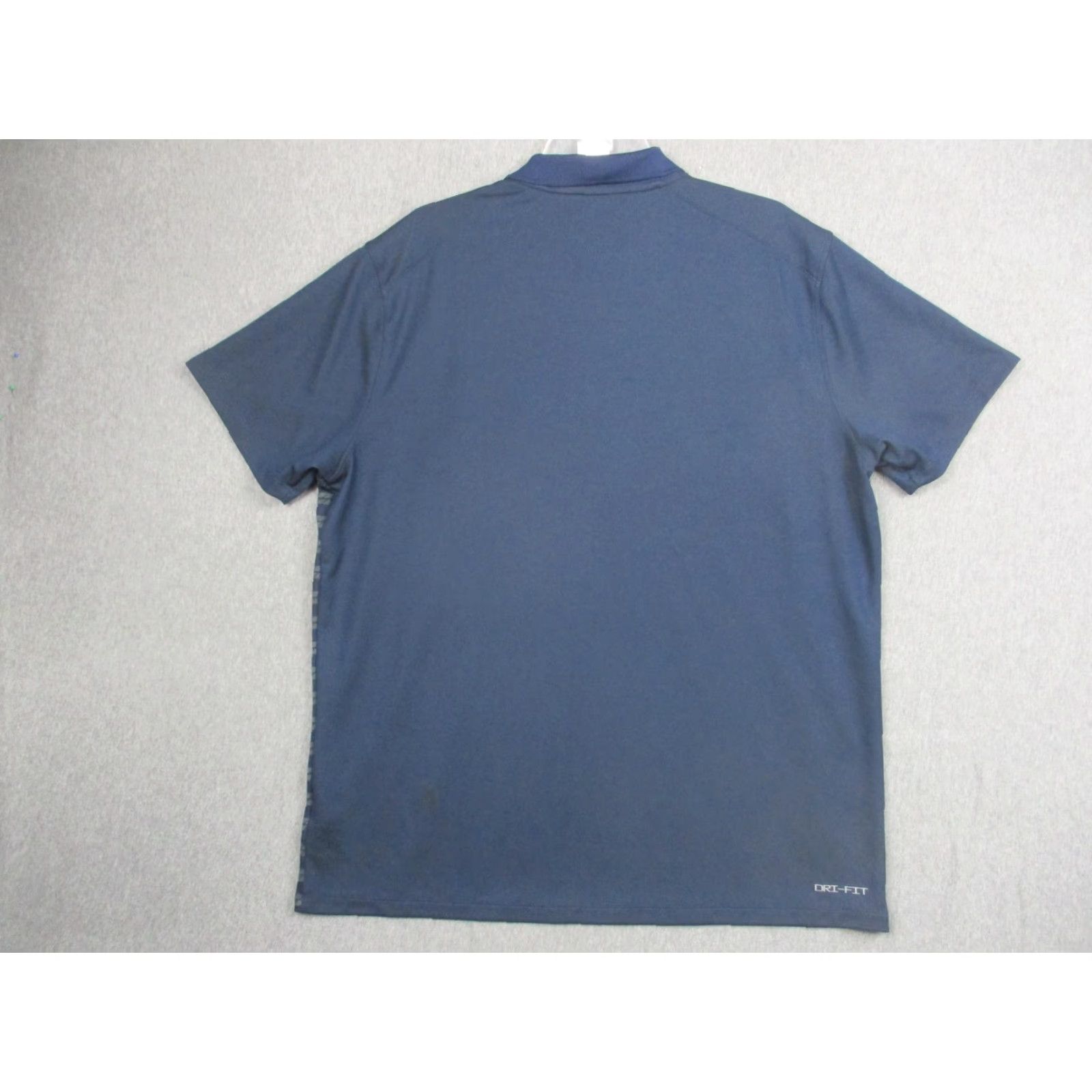 Nike Nike Dri-FIT Victory Polo Shirt Mens XL Navy Gray Stripe SAM Bulldog Golf Size US XL / EU 56 / 4 - 6 Thumbnail