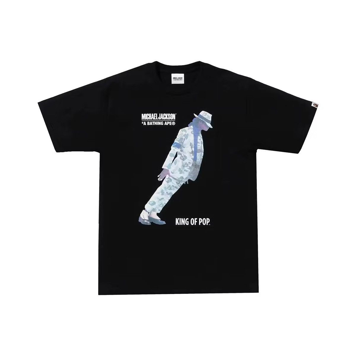 Bape BAPE x Michael Jackson Tee Black Size US S / EU 44-46 / 1 - 1 Thumbnail