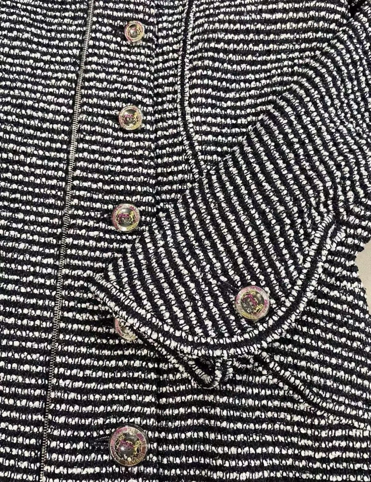 Chanel Chanel Classic Grey Tweed Long Coat J33 Size XXS / US 00 / IT 34 - 5 Thumbnail