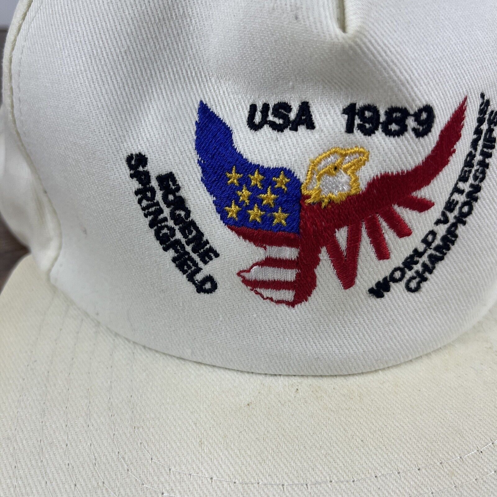 Other 1989 World Veterans Championships Hat Springfield Adjustable Size ONE SIZE - 6 Thumbnail