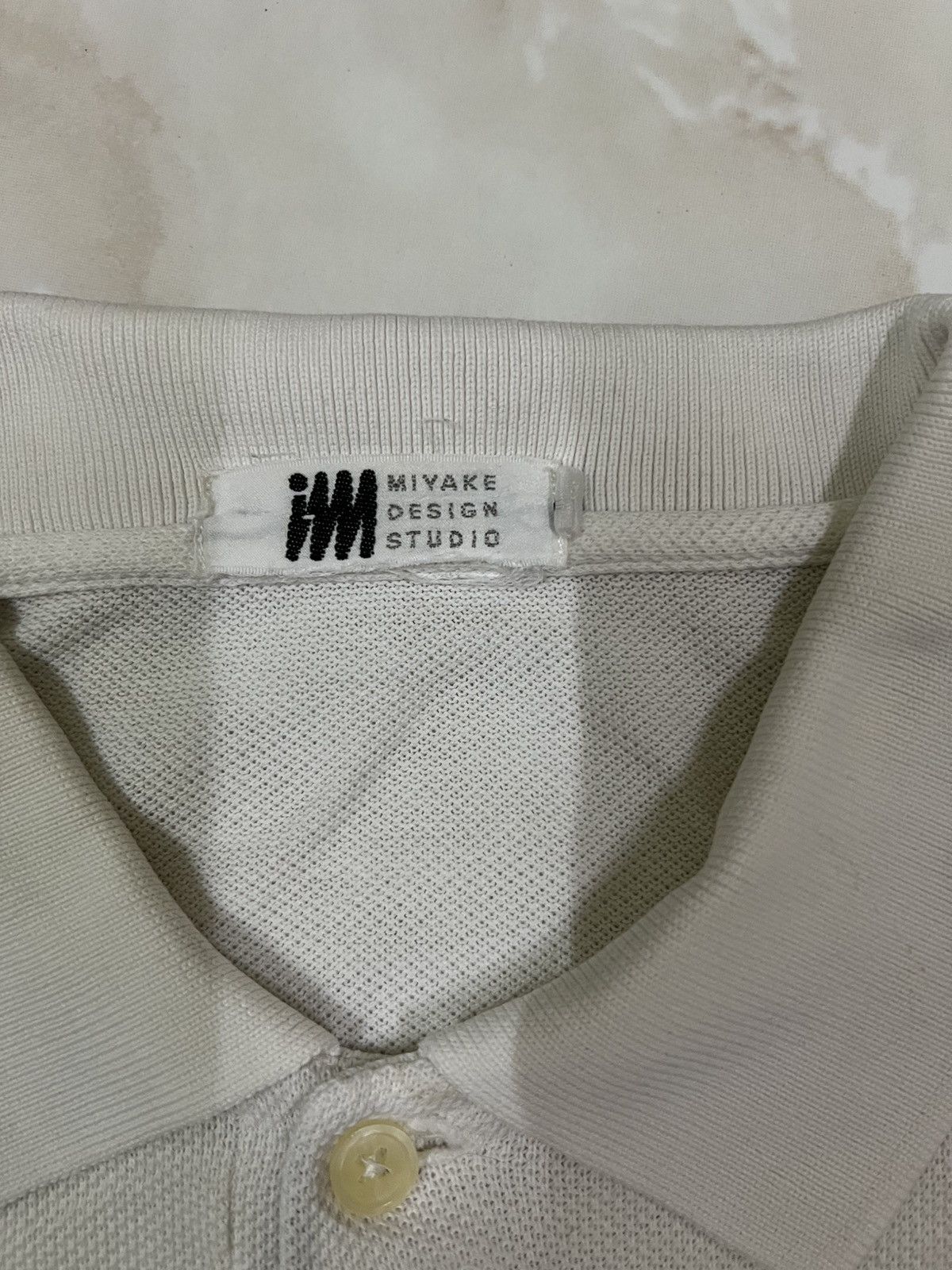 Designer × Issey Miyake × Vintage White Tshirt Issey Miyake Size US L / EU 52-54 / 3 - 3 Thumbnail