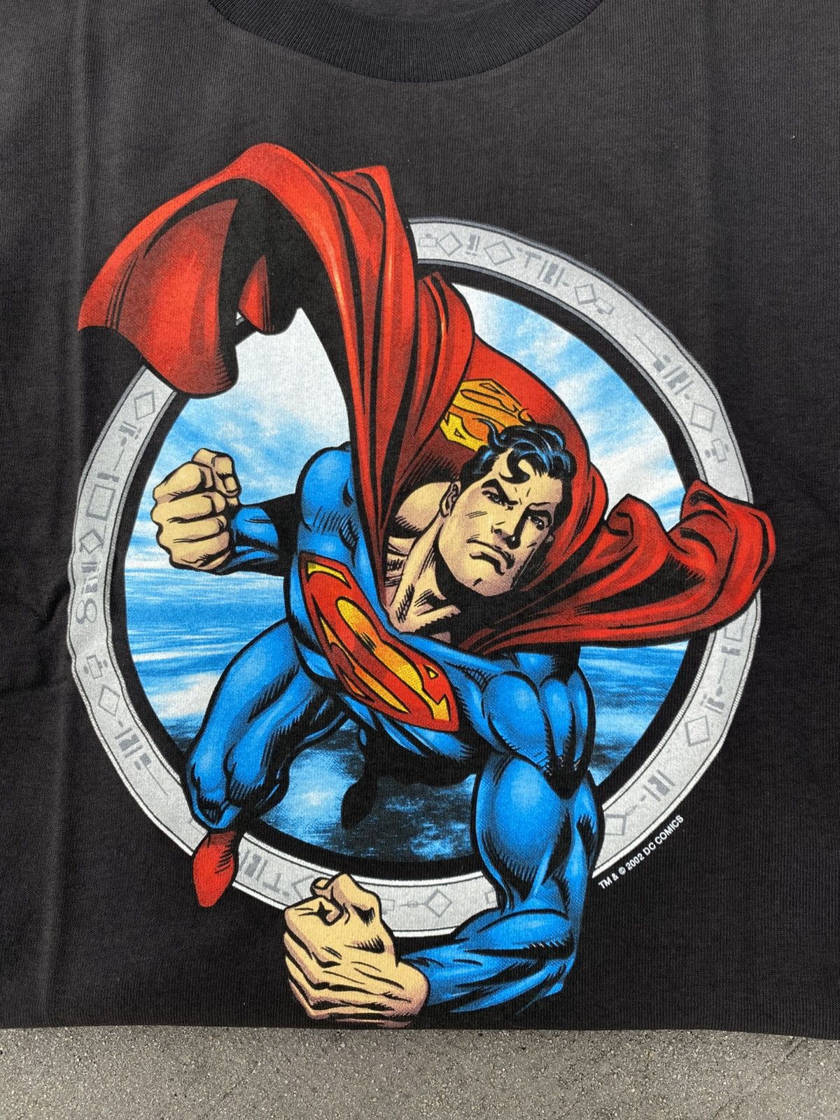 DC Comics Vintage Rare Superman Graphitti © 2002 DC Comics Size US XL / EU 56 / 4 - 6 Thumbnail