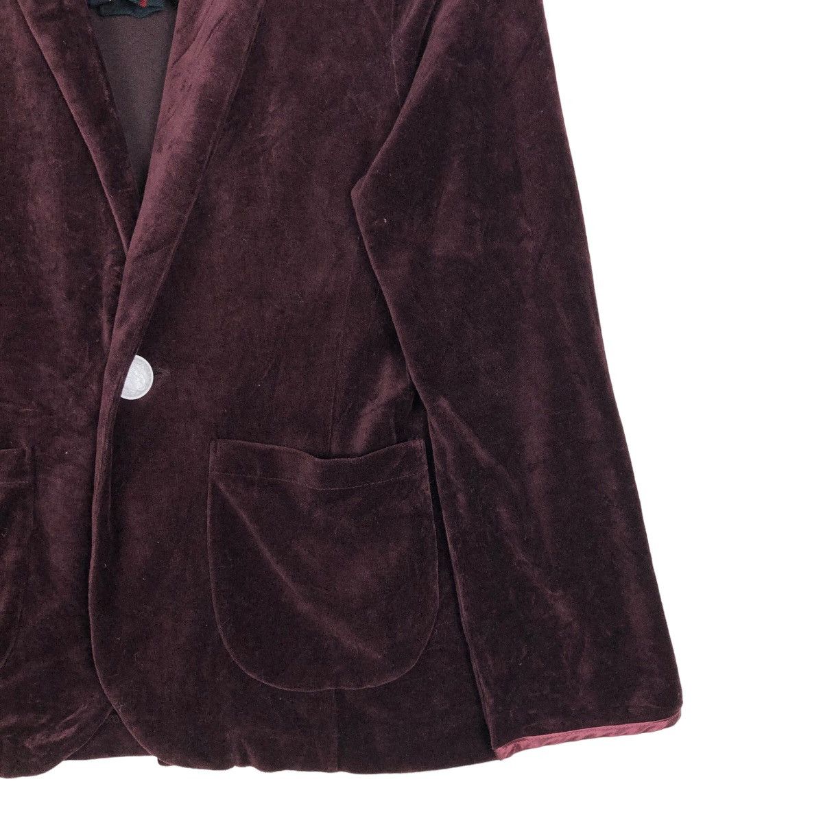 Issey Miyake 🔥Velvet Jacket Issey Miyake Sunaokuwahara Japan Made Size US M / EU 48-50 / 2 - 5 Thumbnail