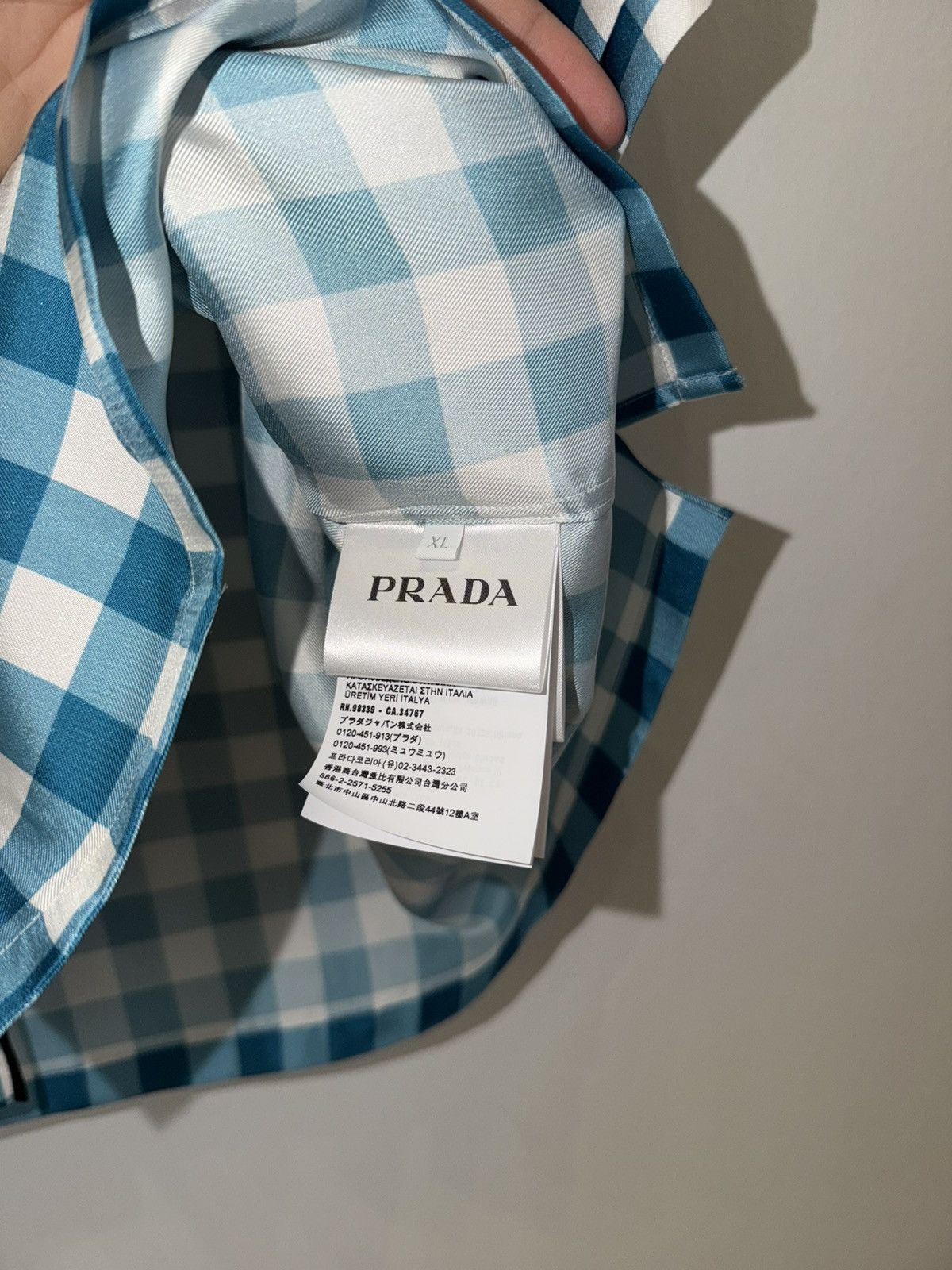 Prada Prada silk shirt Size US XL / EU 56 / 4 - 7 Thumbnail