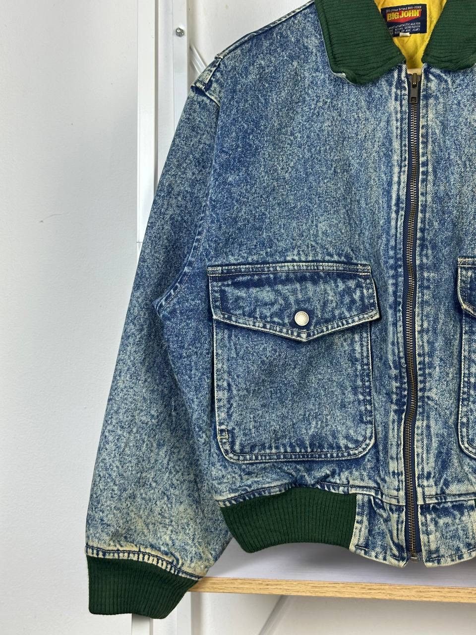 Big John × Vintage RARE VINTAGE BIG JOHN DOUBLE POCKET DENIM JACKET Size US L / EU 52-54 / 3 - 5 Thumbnail