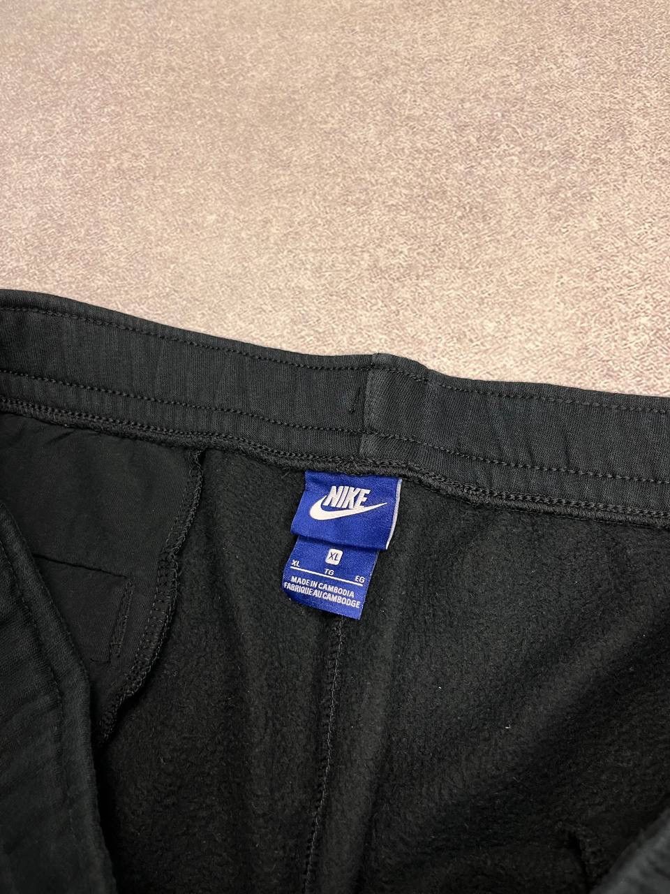 Other Vintage Nike Swoosh Baggy Cotton Sweatpants Y2K XL Size US 36 / EU 52 - 5 Thumbnail