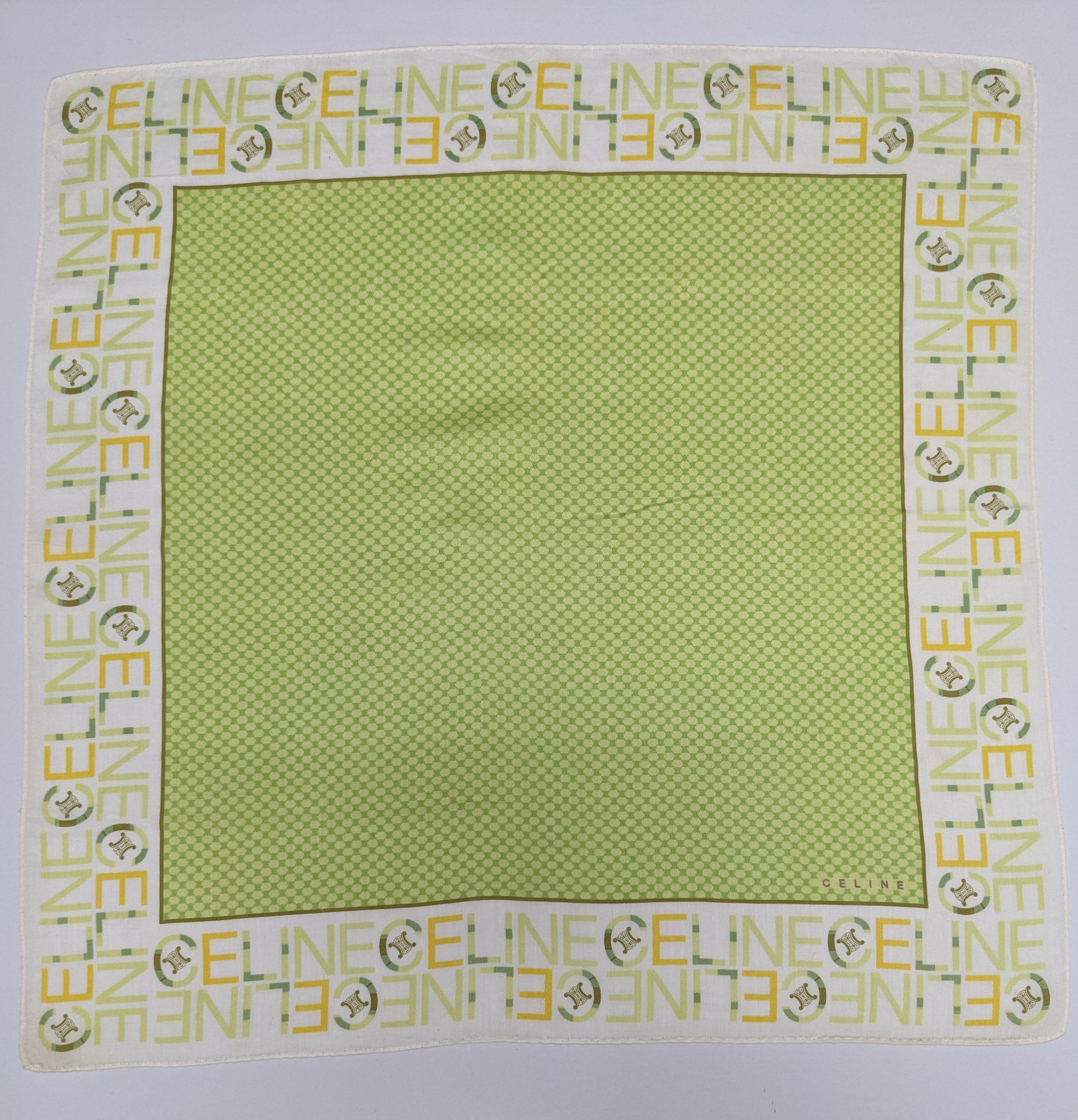 Celine CELINE PARIS MACADAM MONOGRAM HANDKERCHIEF Size ONE SIZE - 3 Thumbnail