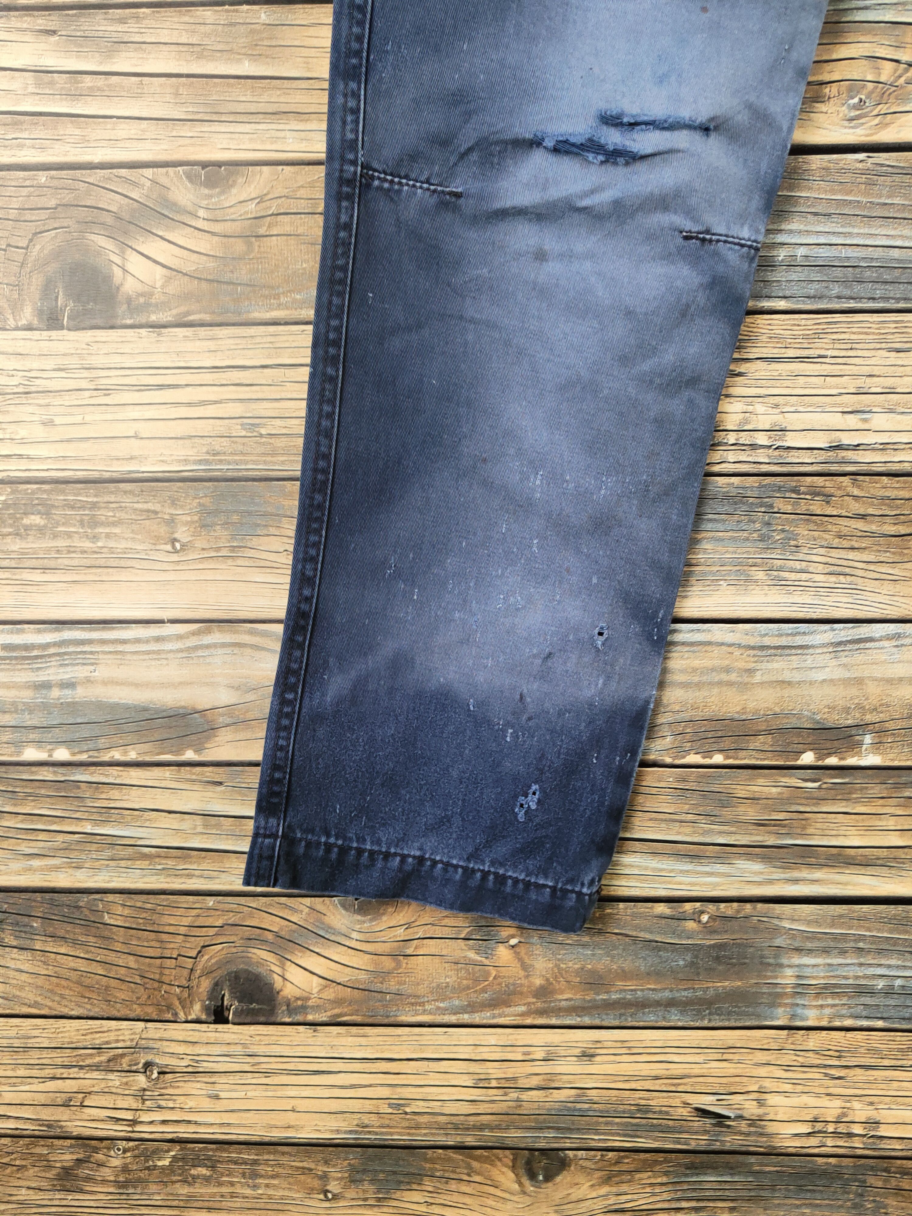 Japanese Brand DL Burtle Dark Blue Multipocket Cargo Pants #46-357 Size US 30 / EU 46 - 6 Thumbnail
