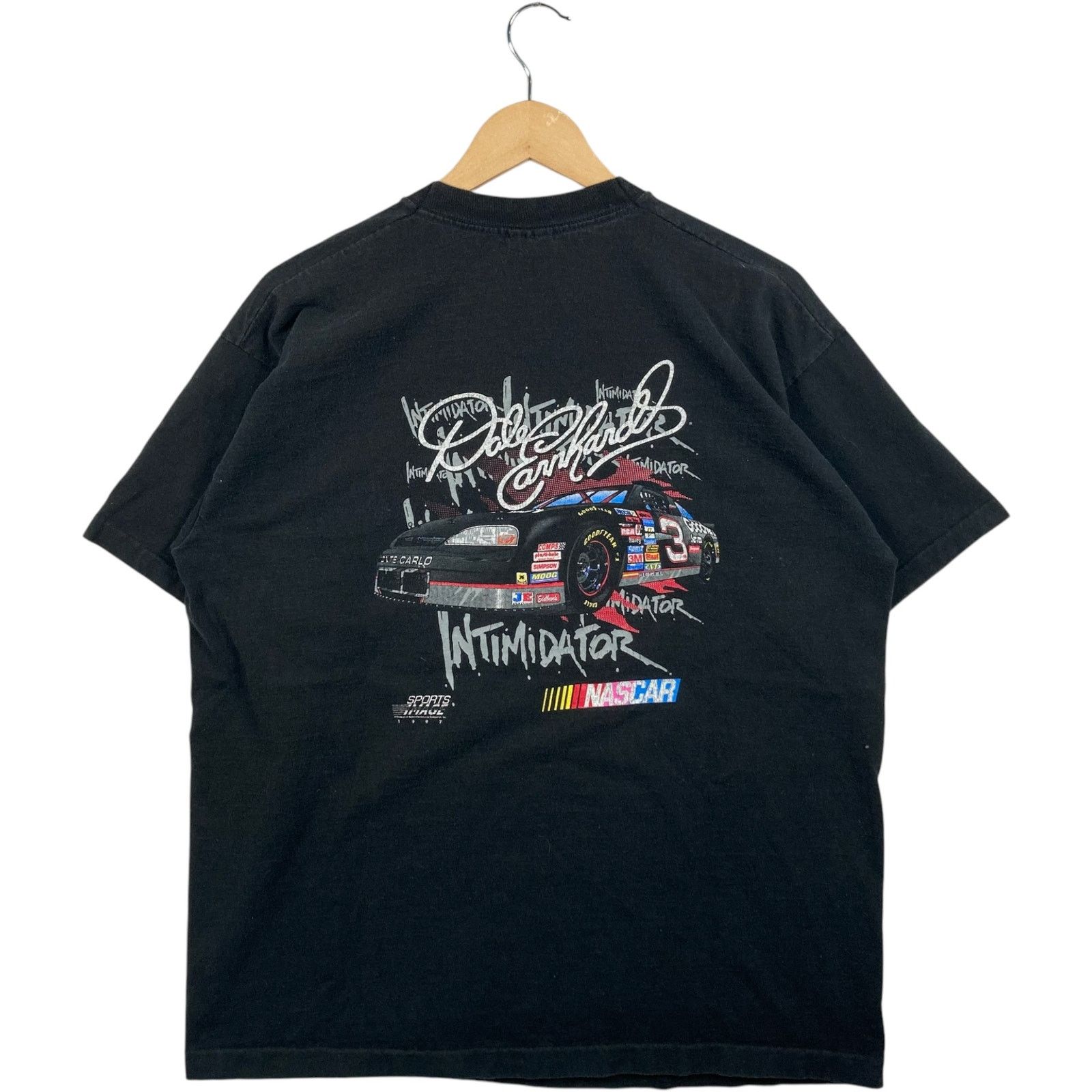 Fruit Of The Loom Vintage Dale Earnhardt #3 The Intimidator NASCAR 90s Tee XL Size US XL / EU 56 / 4 - 5 Thumbnail