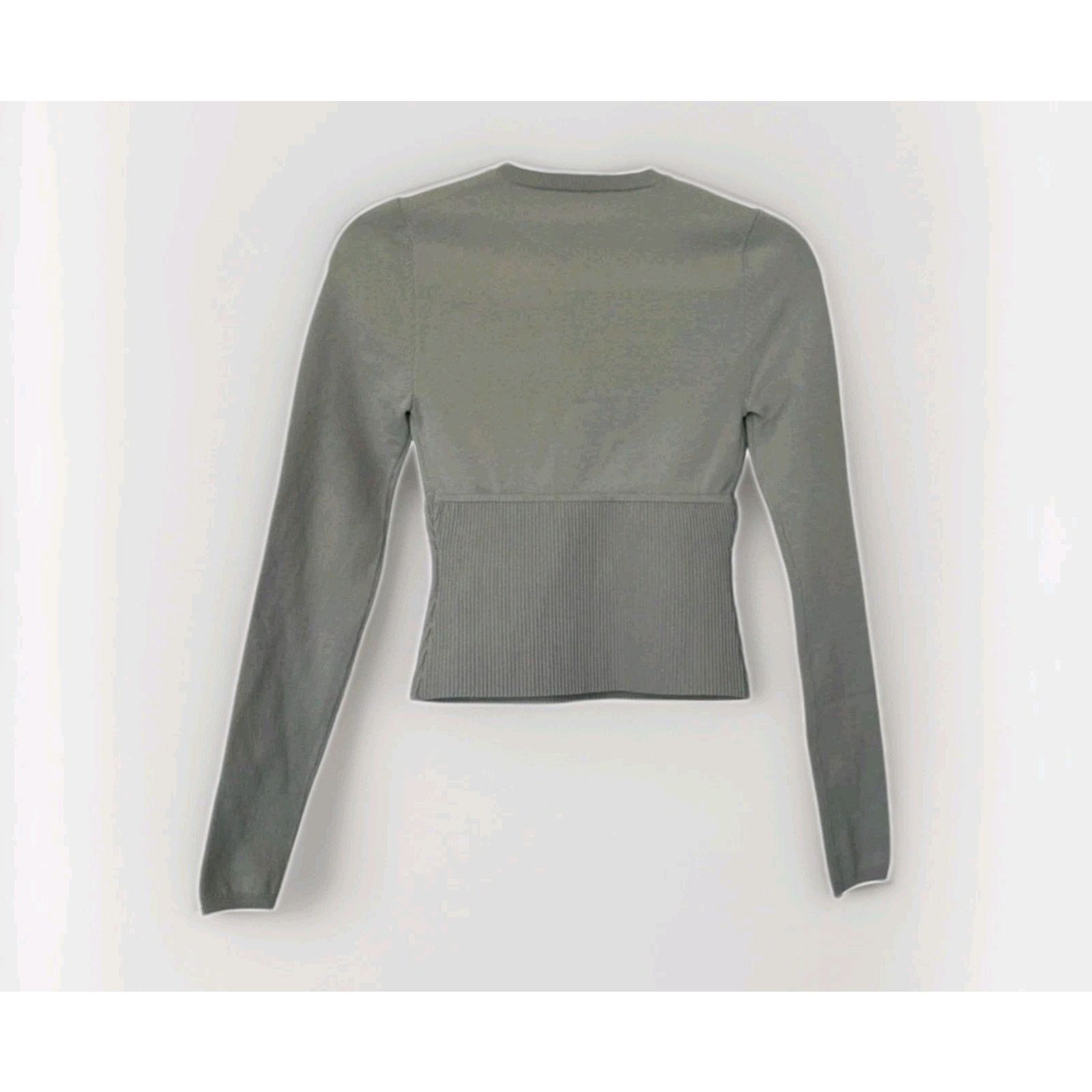 Aritzia Aritzia Babaton Sculpt Knit Top Empire Green Vert Size Small Size S / US 4 / IT 40 - 2 Thumbnail